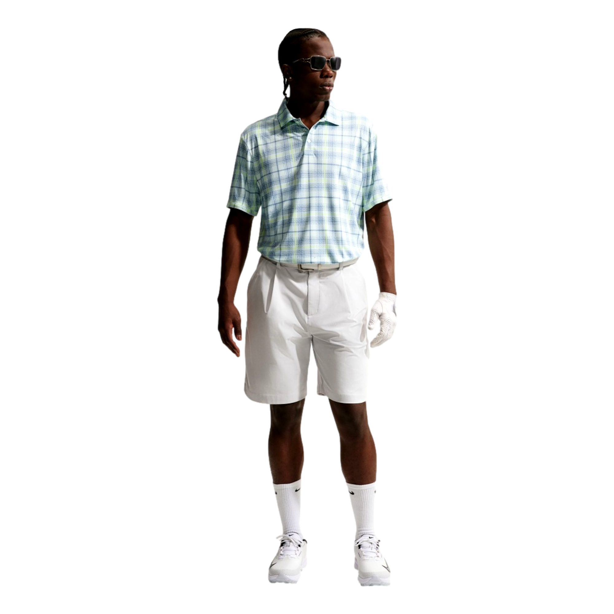 Dri-Fit Iconic Tartan Plaid Men's Golf Polo Shirt