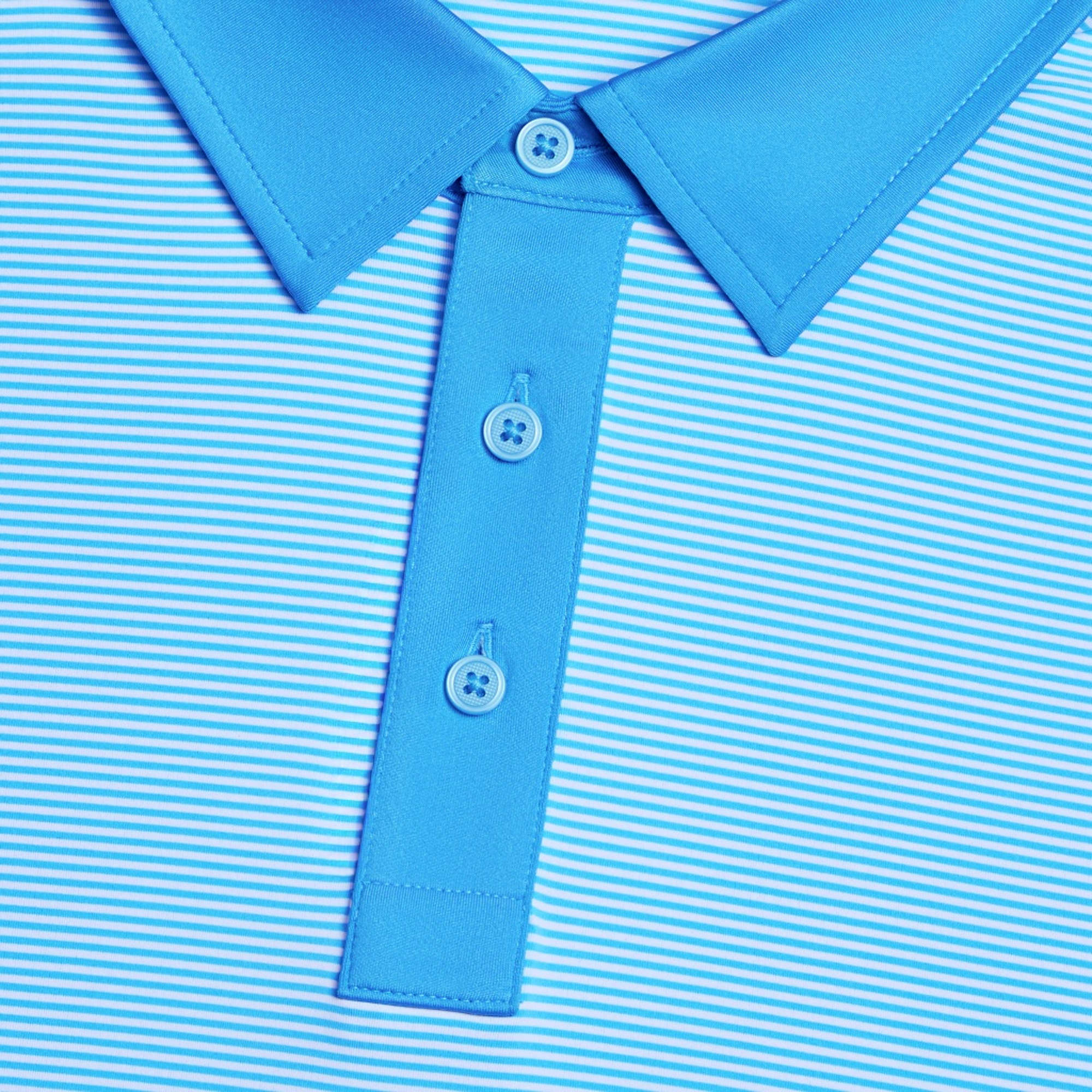 Feeder Stripe Men's Jersey Golf Polo Shirt