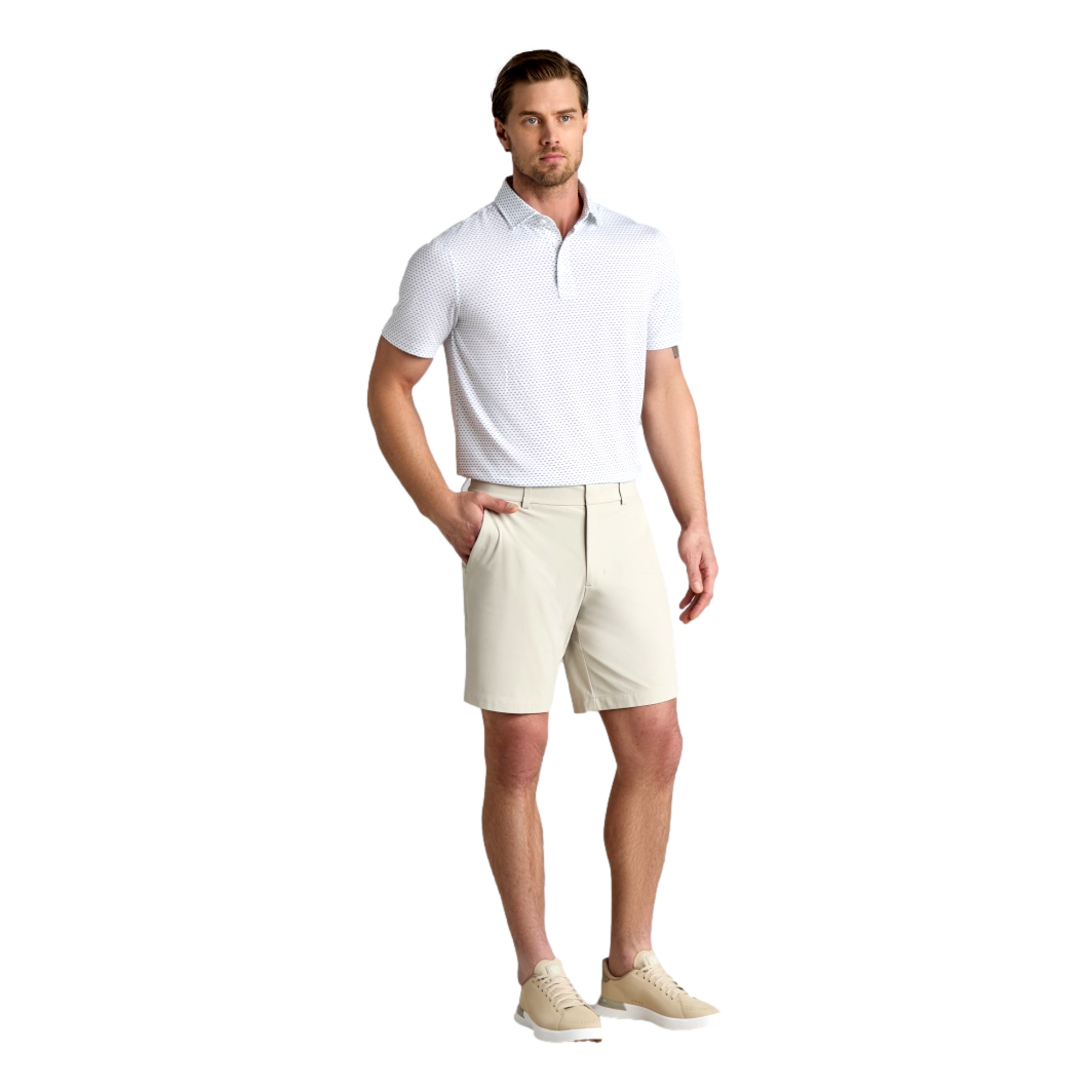 Tech Tour 4-Way Stretch Men's 8" Golf Shorts