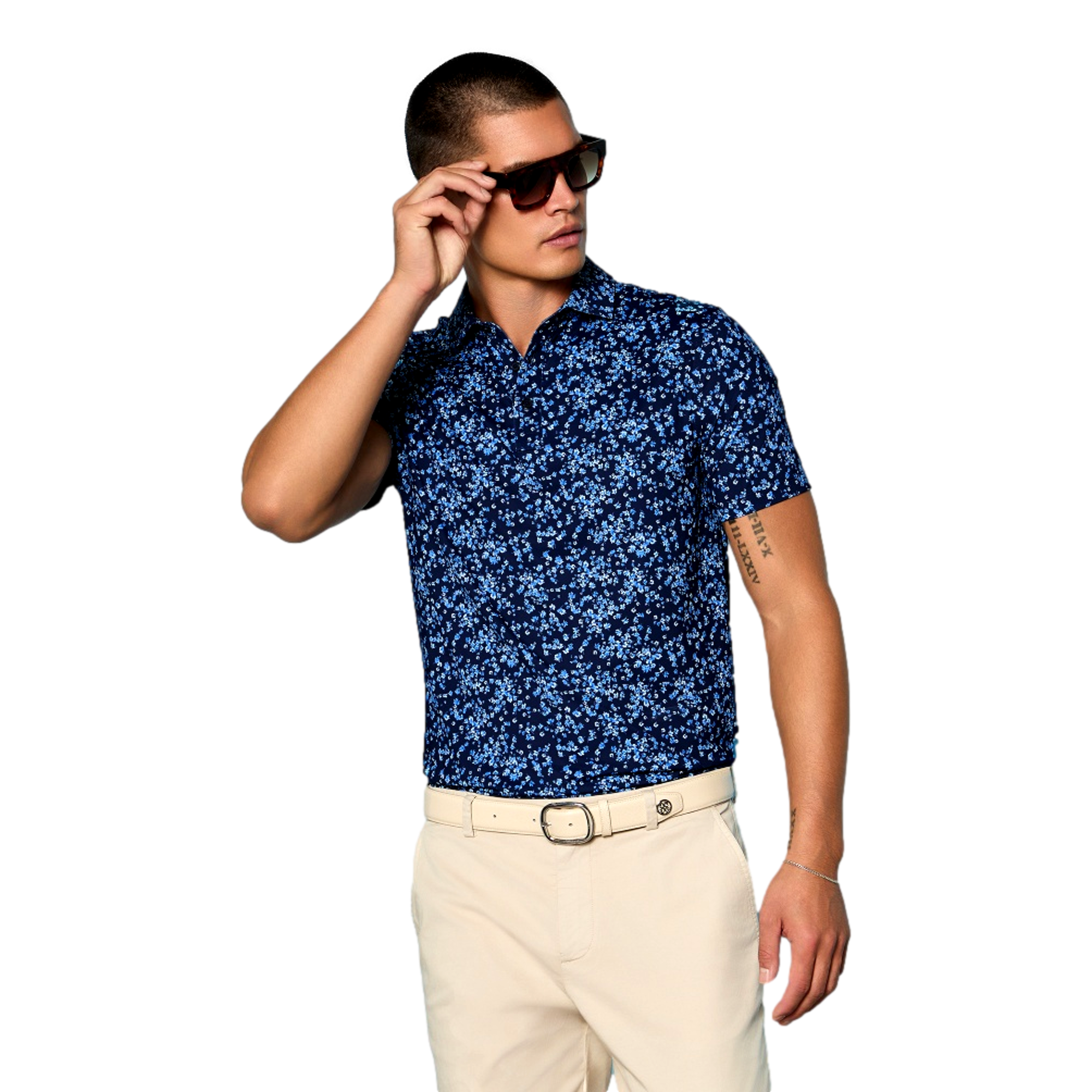 Aye Poppy Tech Jersey Men's Golf Polo Shirt