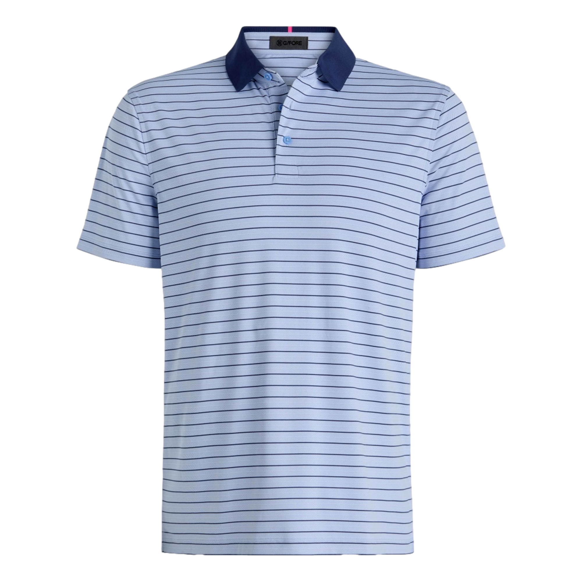 Herringbone Stripe Men's Golf Polo Shirt