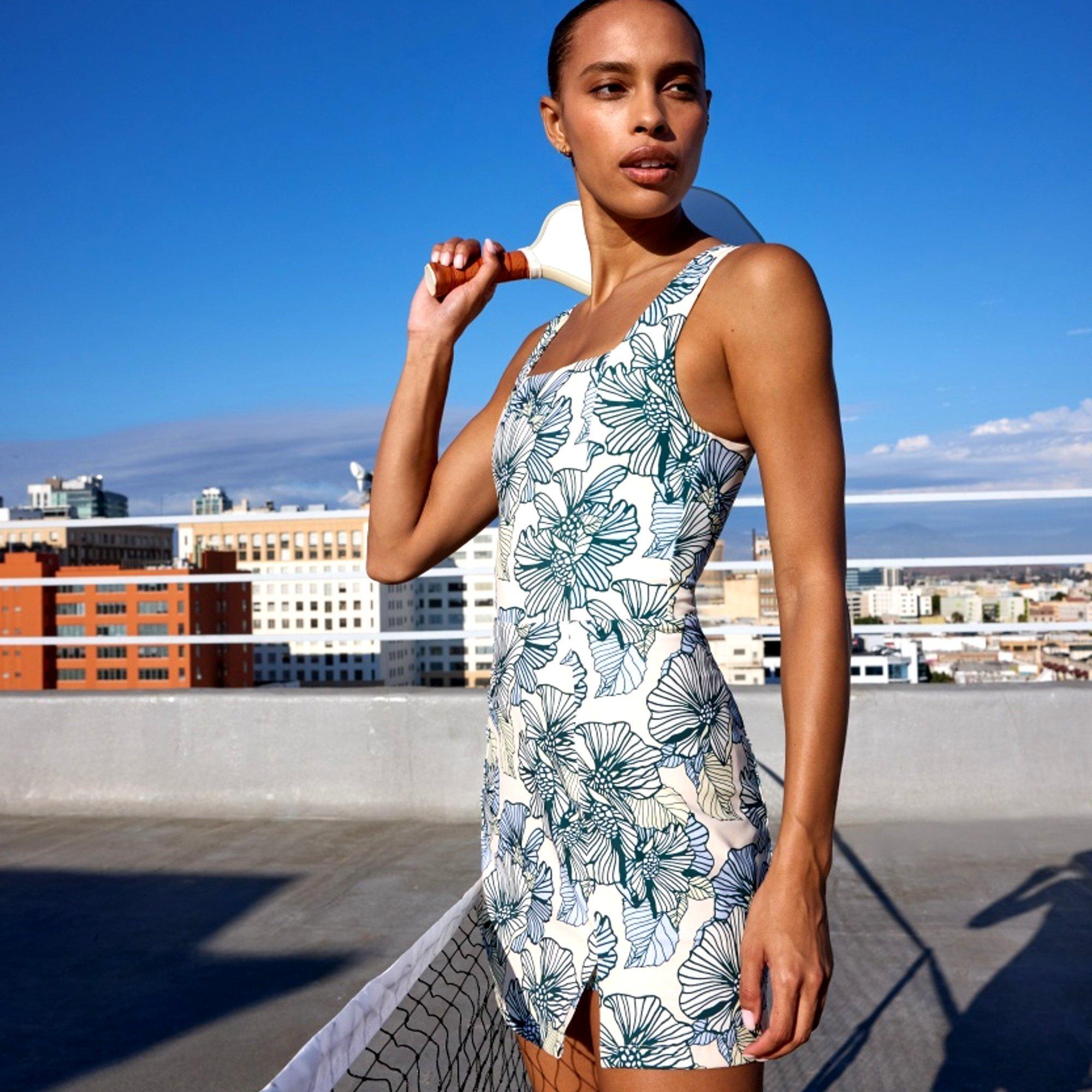 Moveknit Printed Women's Sleeveless Golf Dress