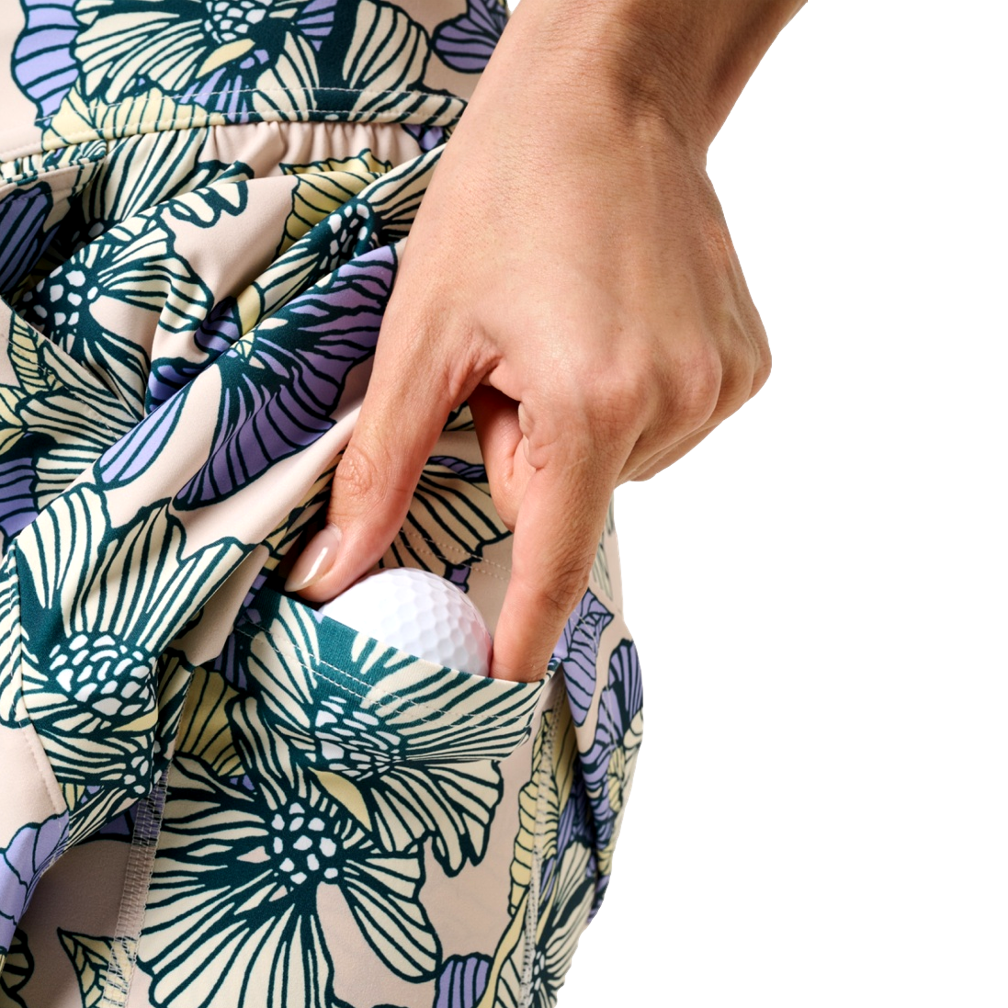 Game Set Match Moveknit Print Women's 15" Golf Skort