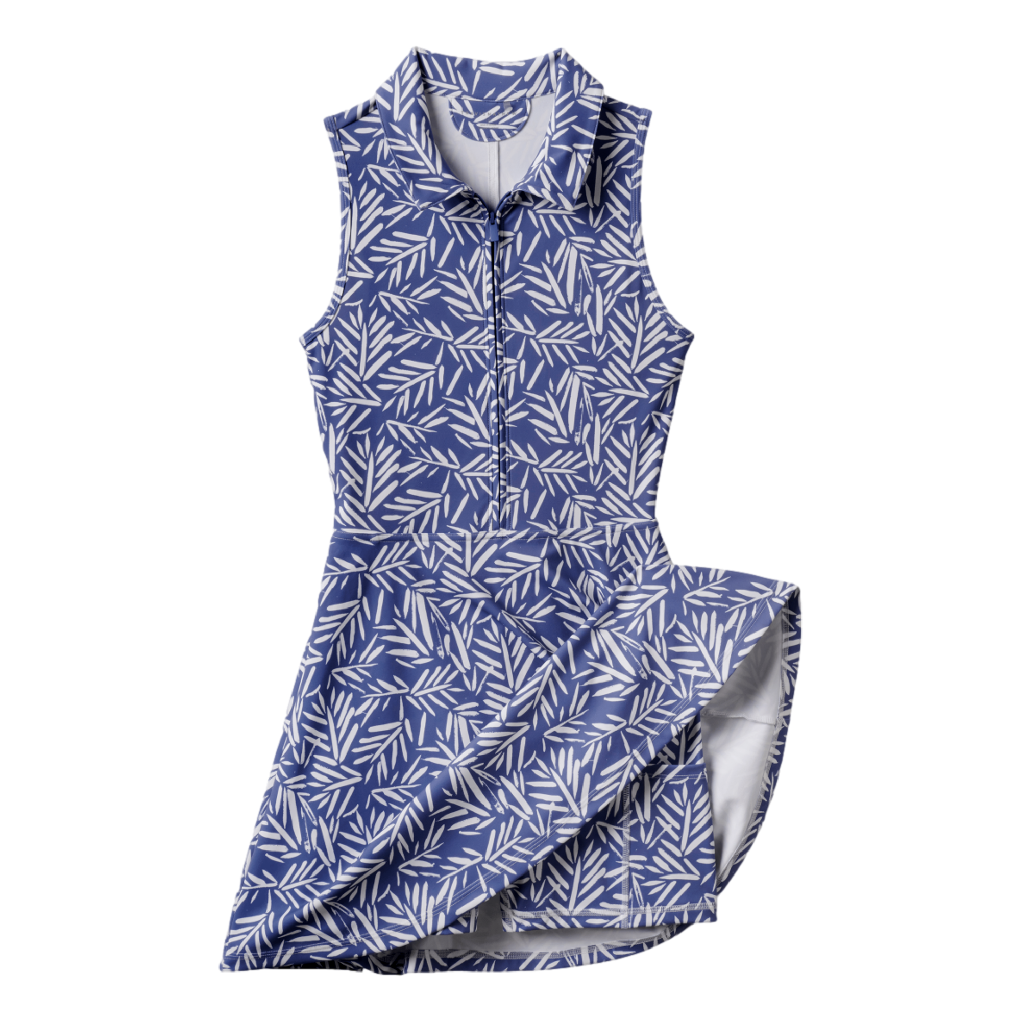 Moveknit Zip Printed 2.0 Women's Sleeveless Golf Dress