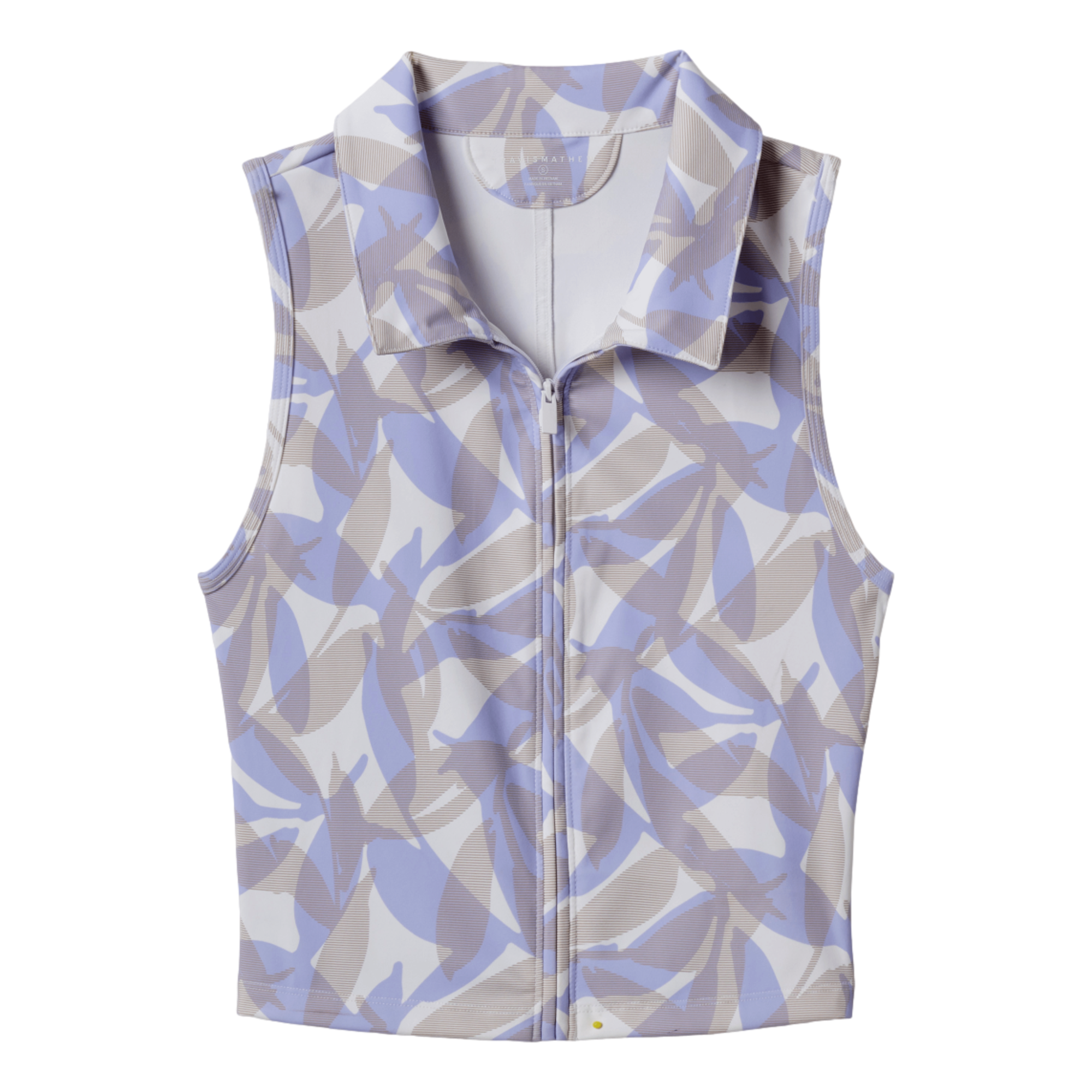 Moveknit Printed Women's Sleeveless Golf Polo Shirt