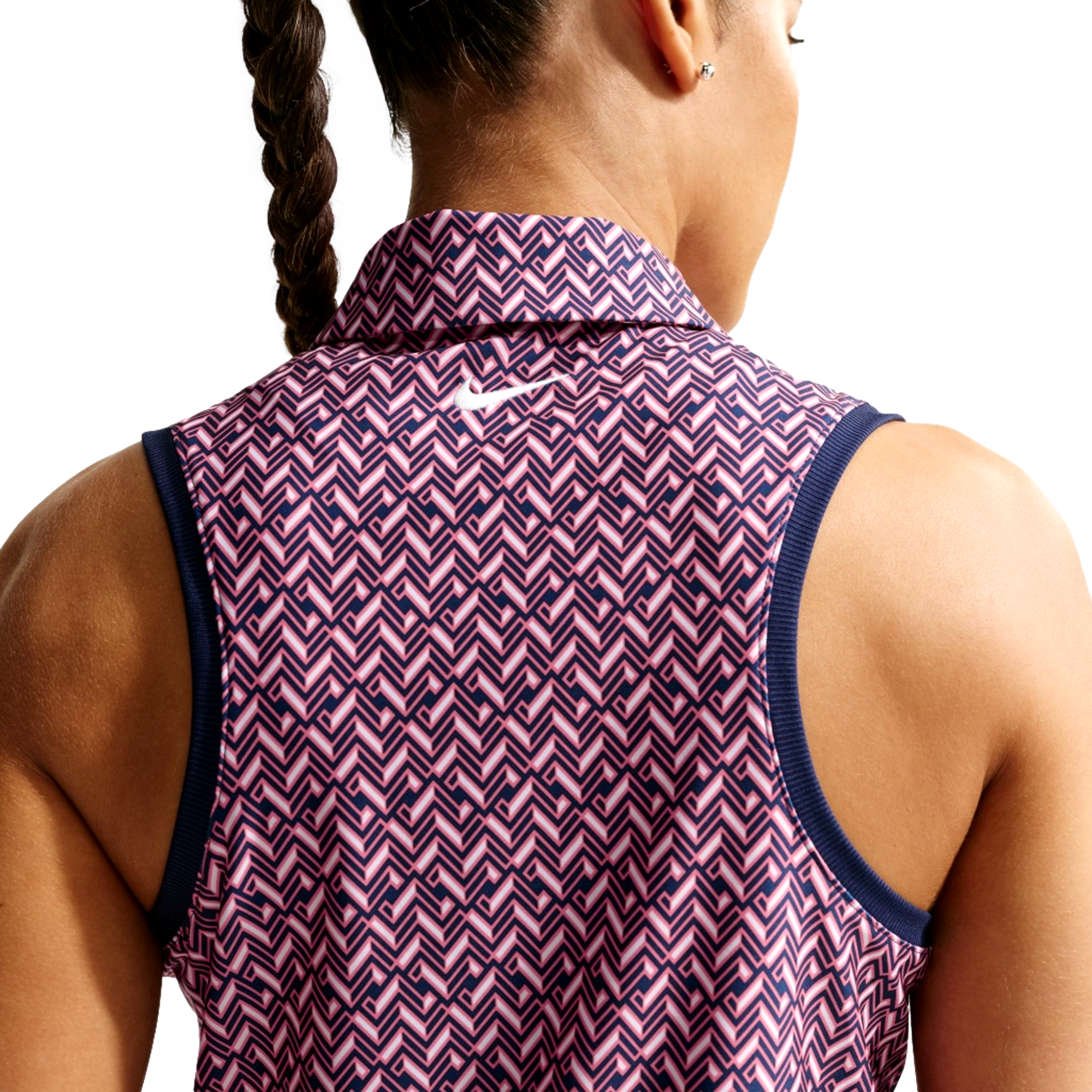 Victory Dri-FIT Printed Women's Sleeveless Golf Polo Shirt