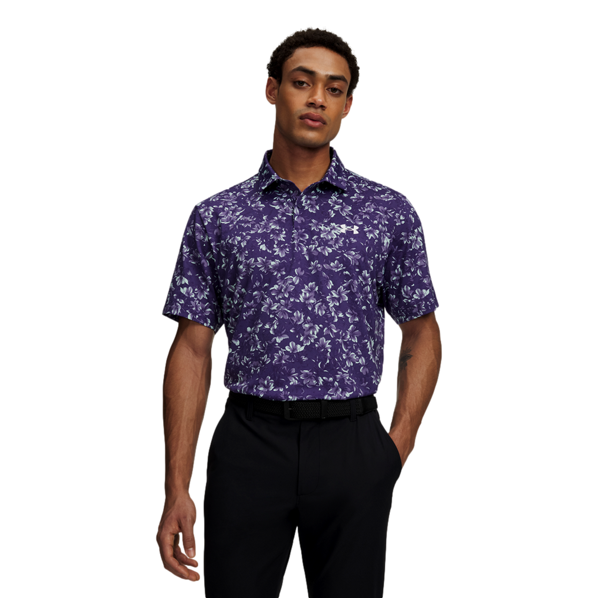 UA Matchplay Printed Men's Golf Polo Shirt