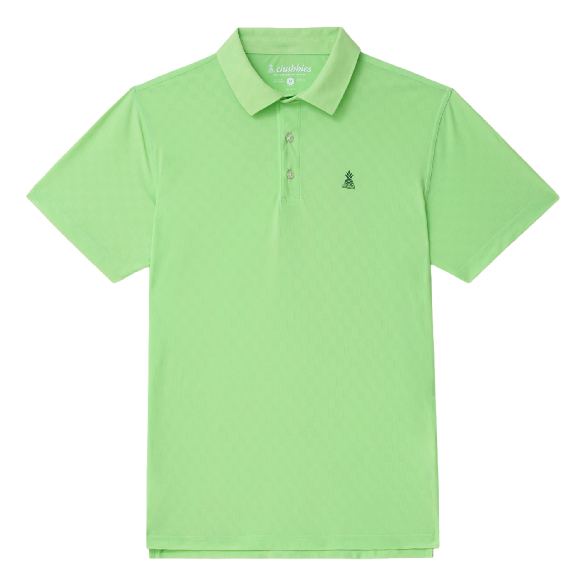 The Pistachio Glow Men's Golf Polo Shirt