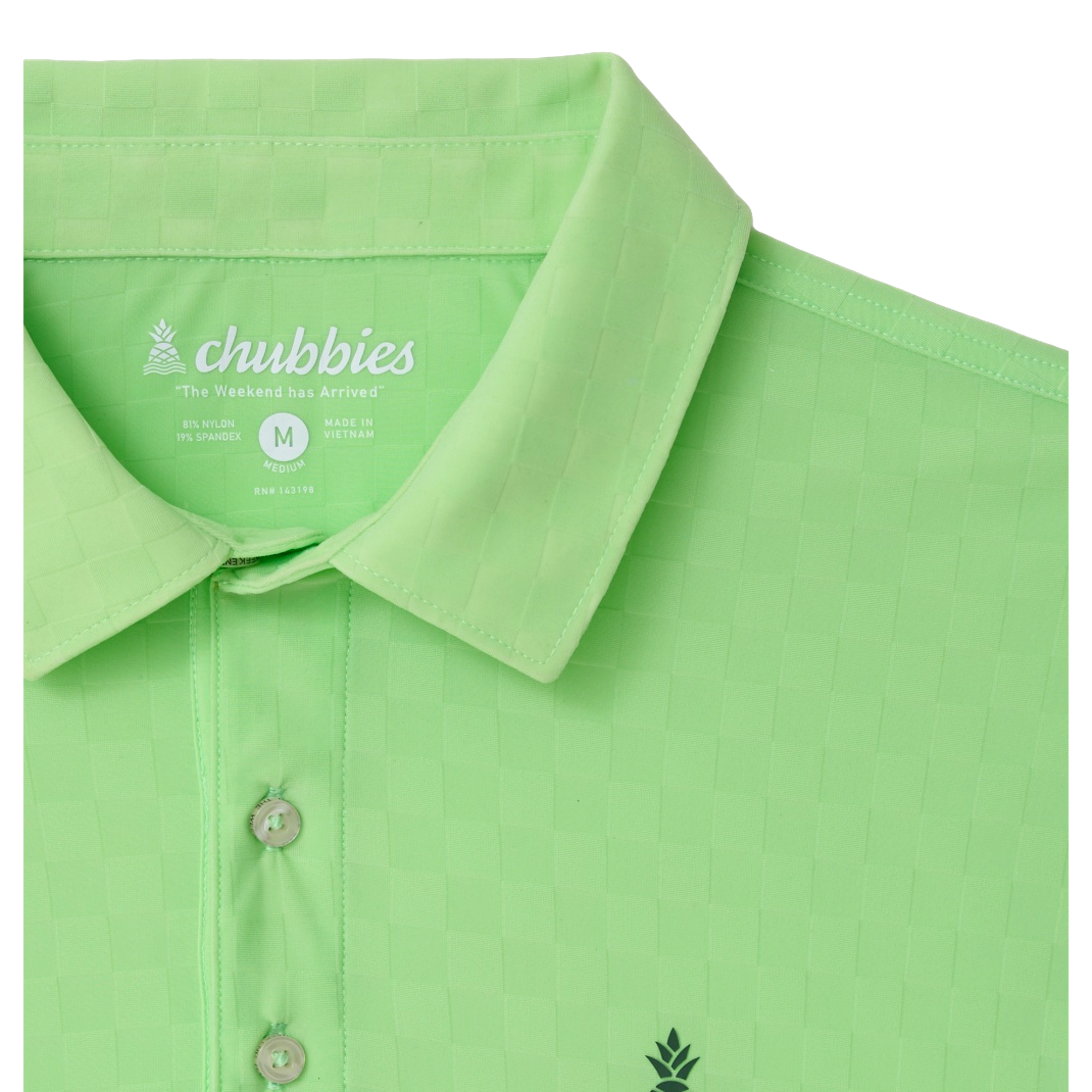 The Pistachio Glow Men's Golf Polo Shirt