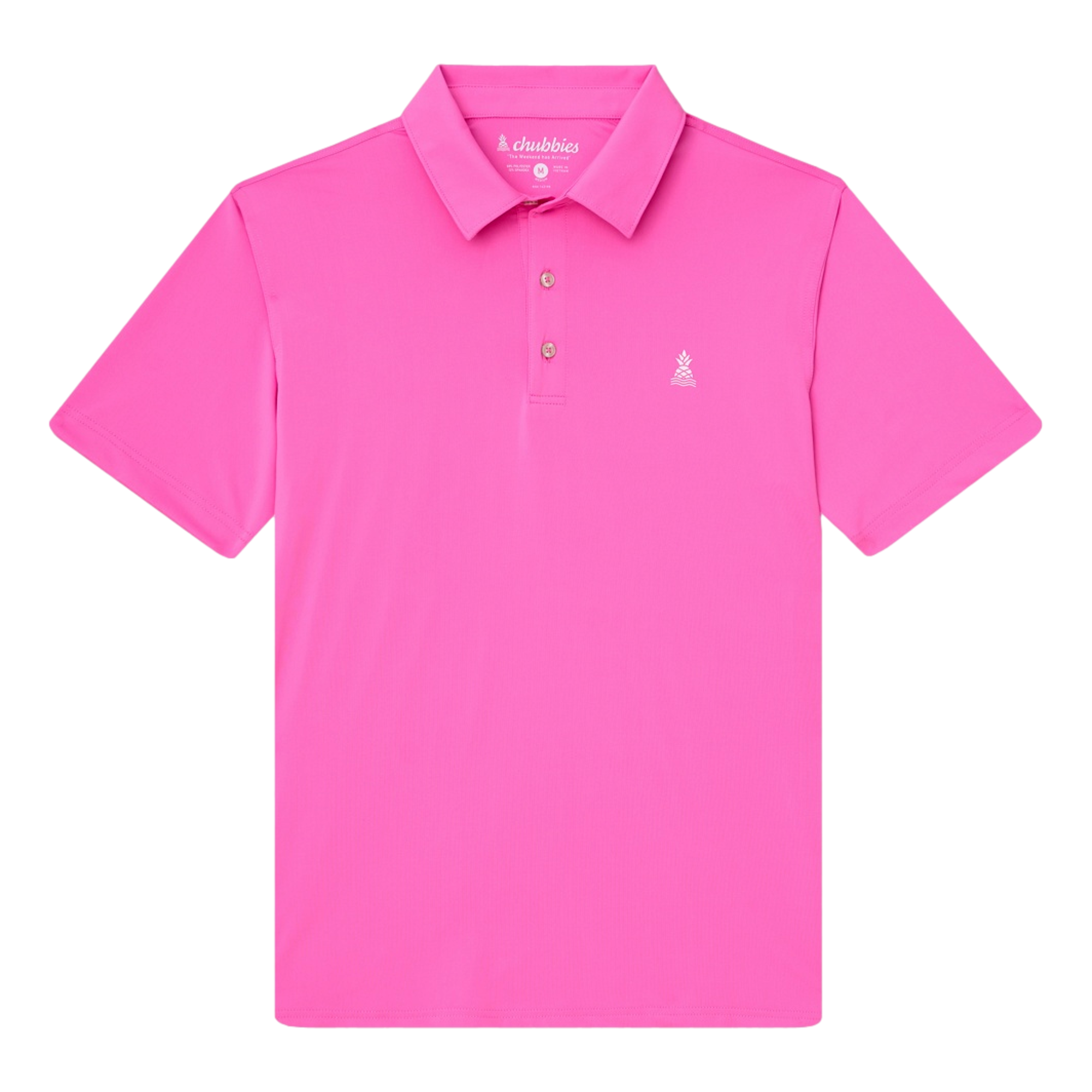 The Flamingo Fizz Men's Golf Polo Shirt