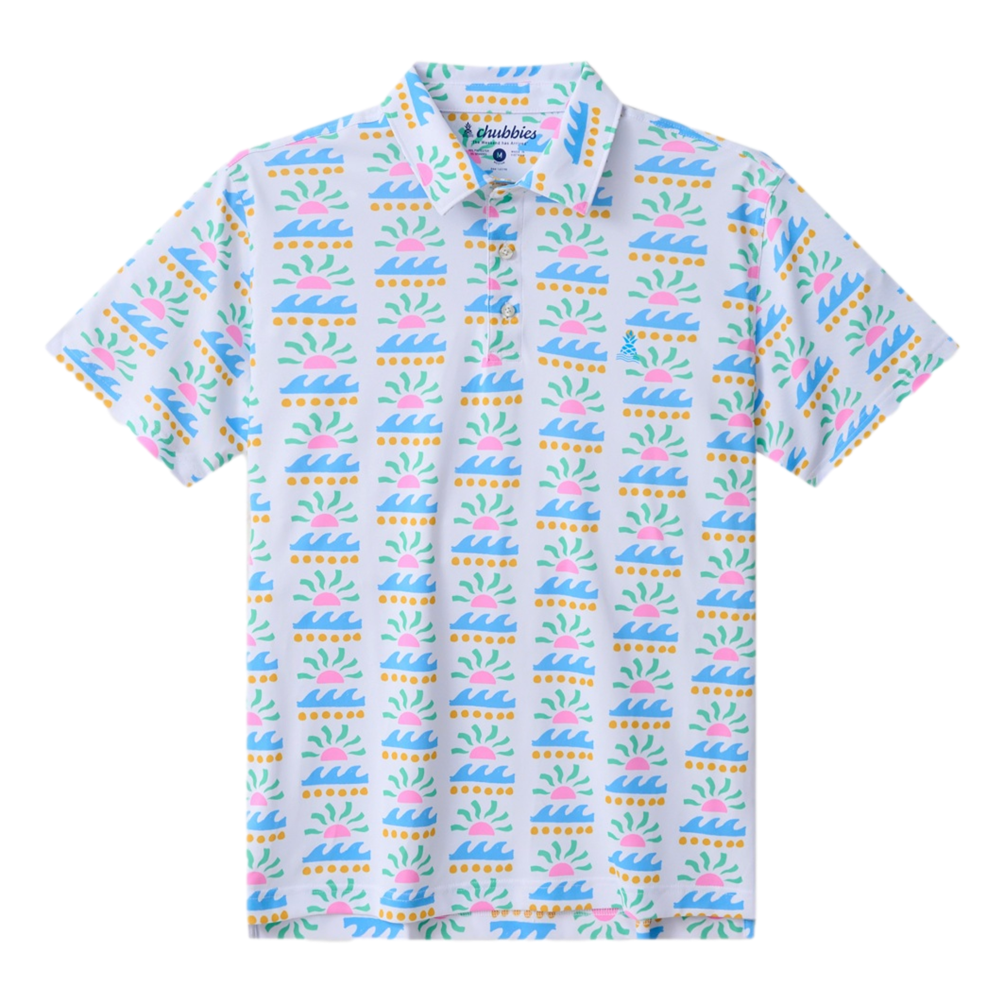 The Easygoer Solar Flare Men's Golf Polo Shirt