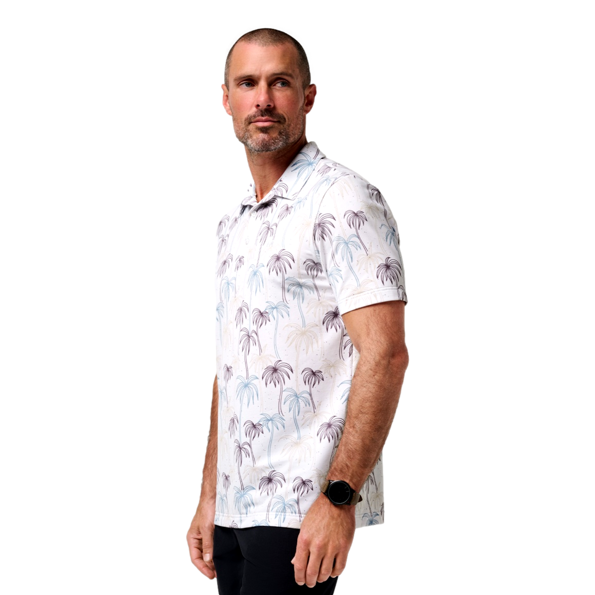 Featherweight Palms Men's Golf Polo Shirt