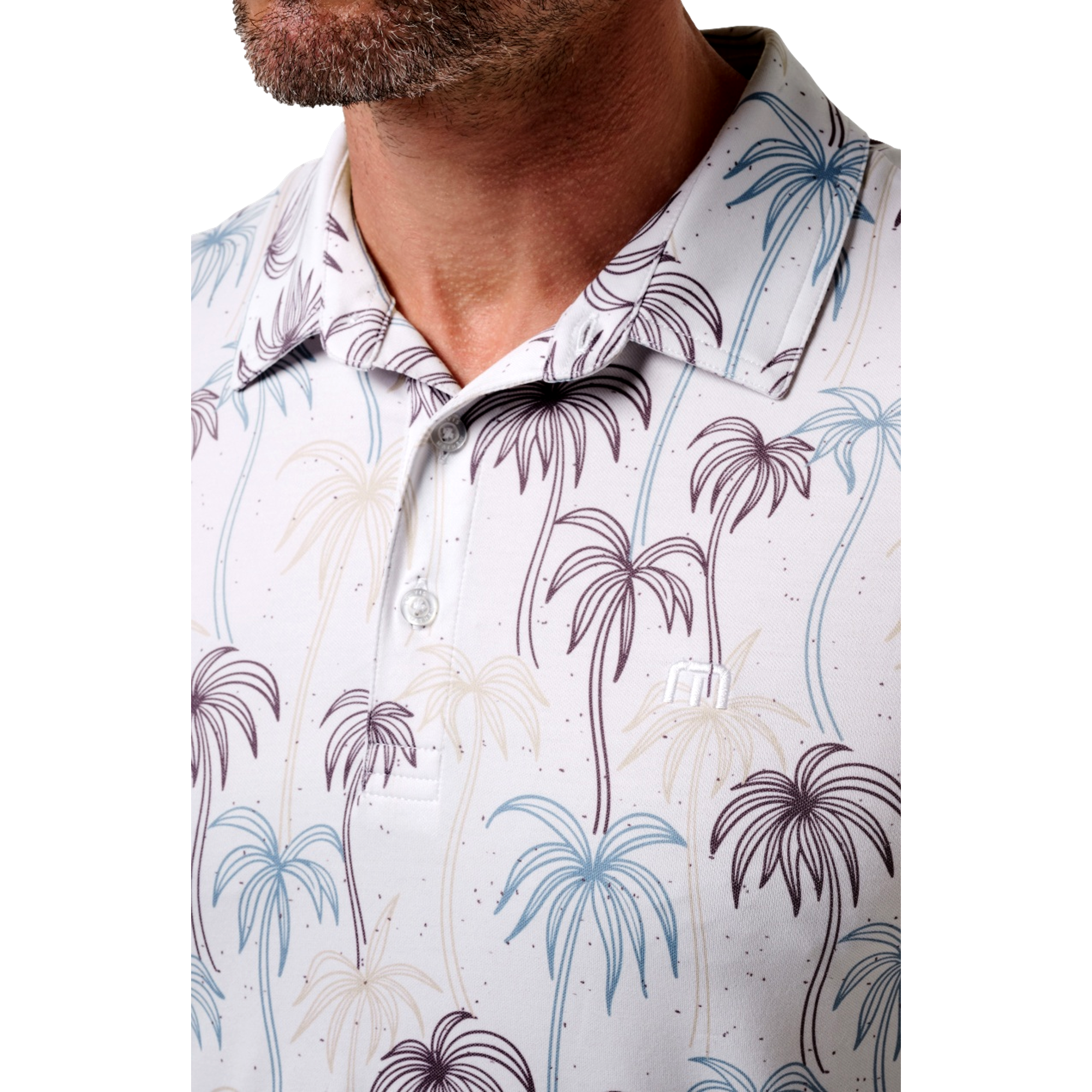 Featherweight Palms Men's Golf Polo Shirt