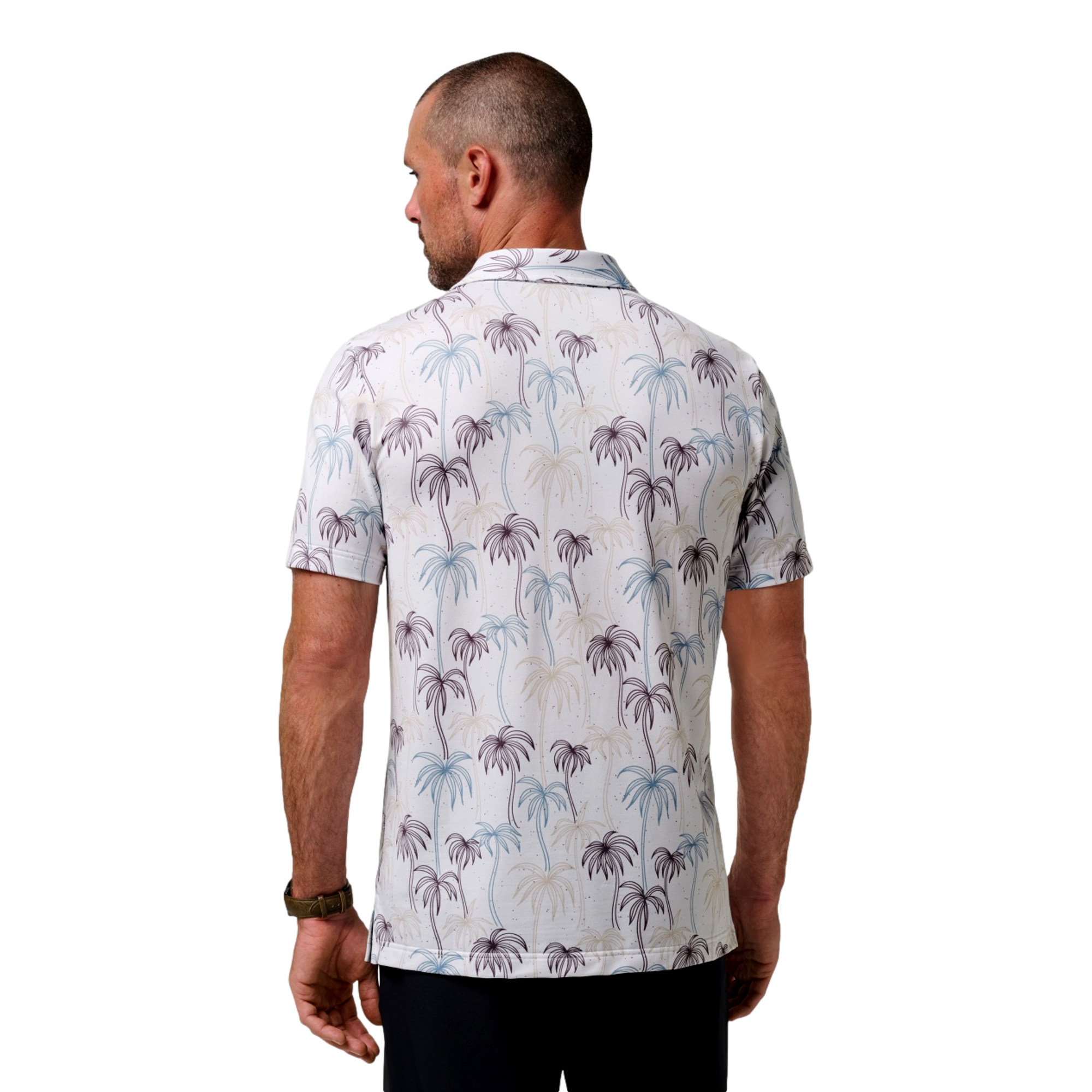 Featherweight Palms Men's Golf Polo Shirt
