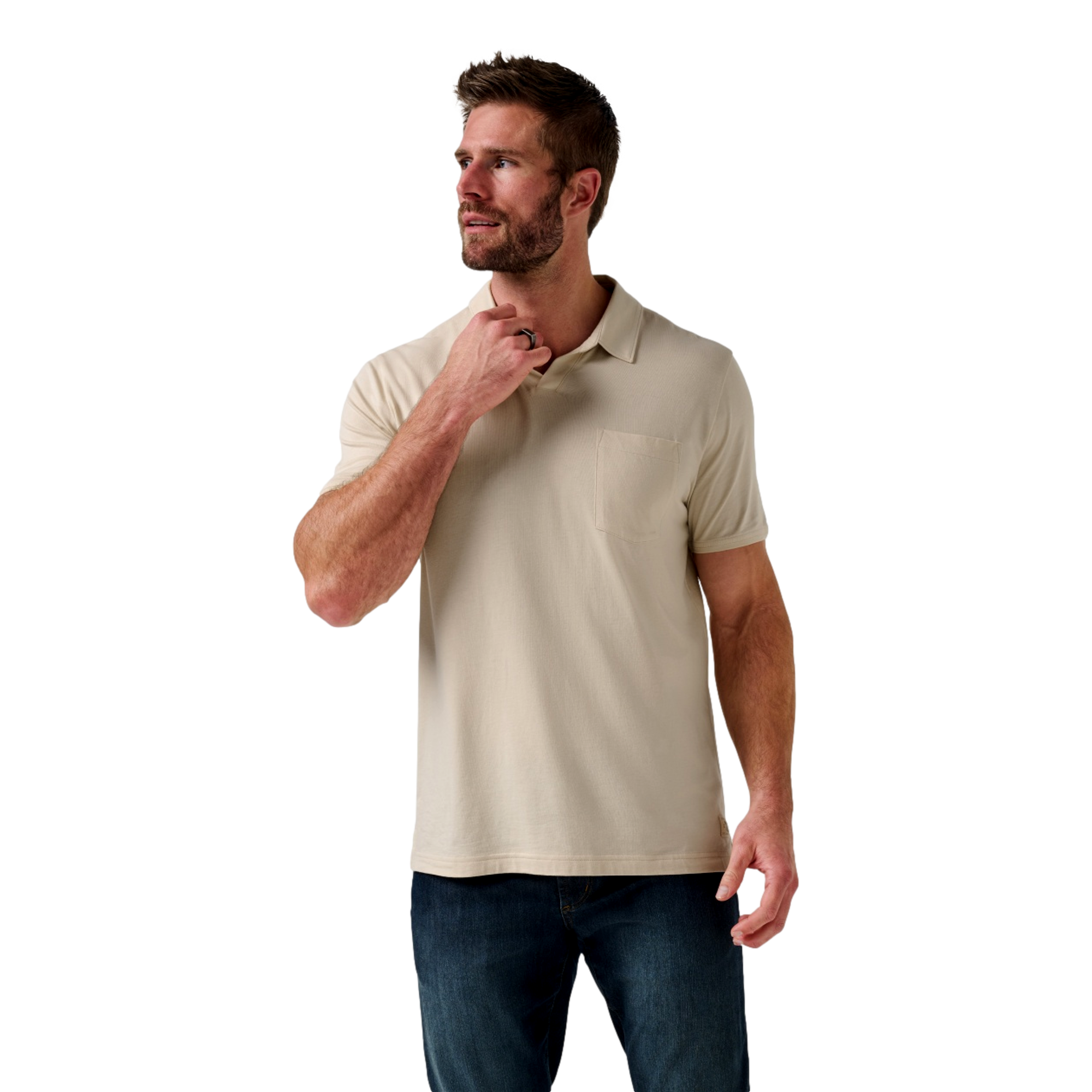 Cloud Popover Men's Golf Polo Shirt