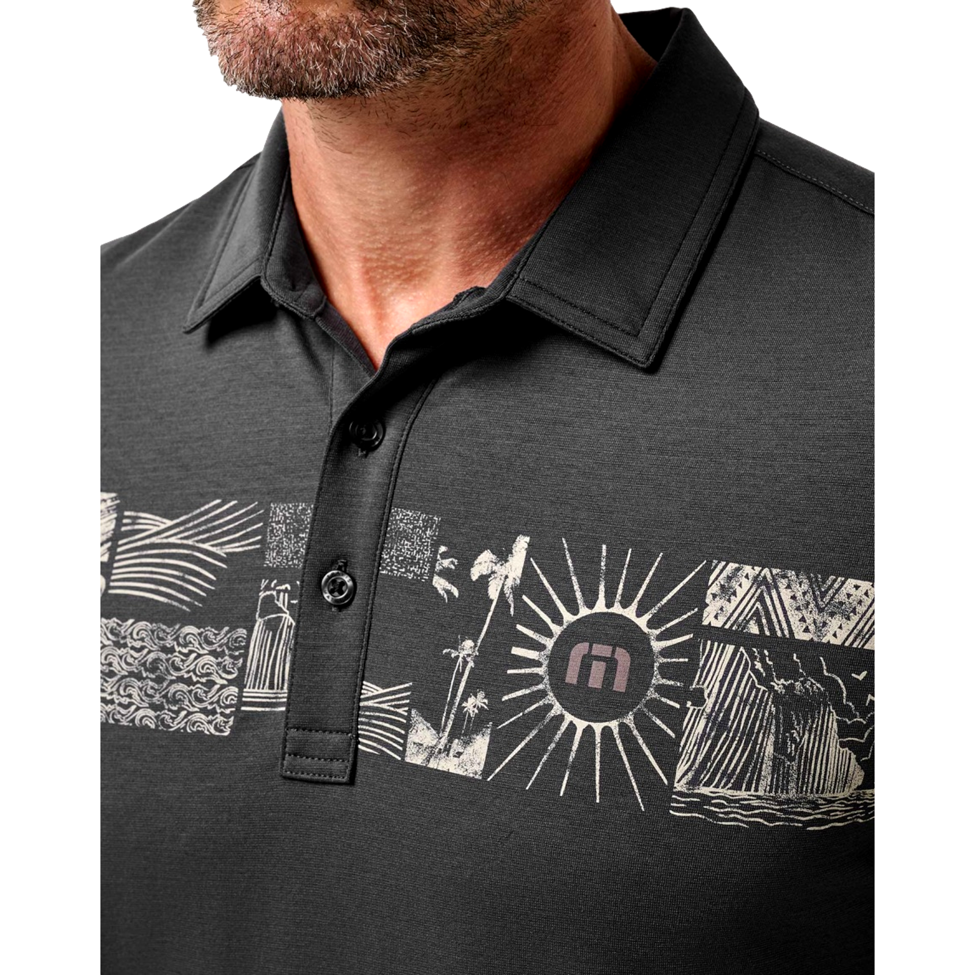 Performance Jersey Marina Men's Golf Polo Shirt