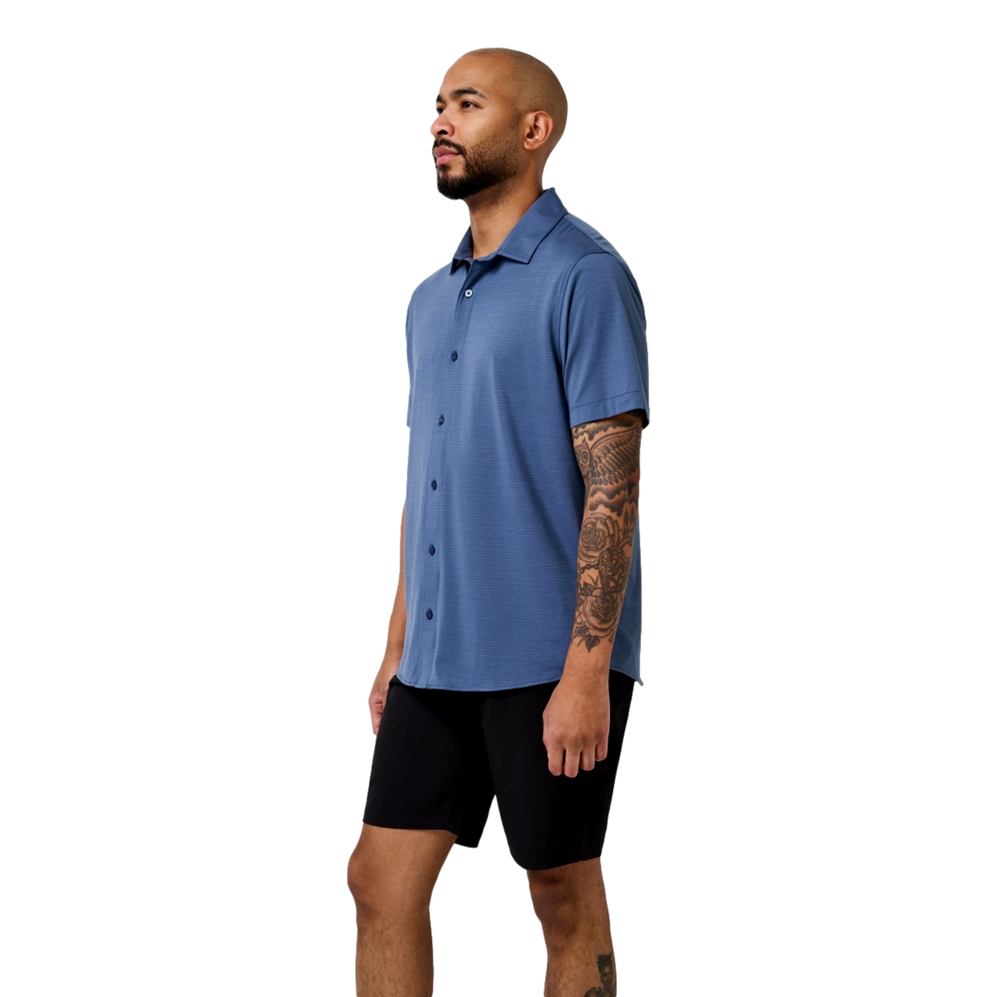 The Heater Men's Golf Button Up Shirt