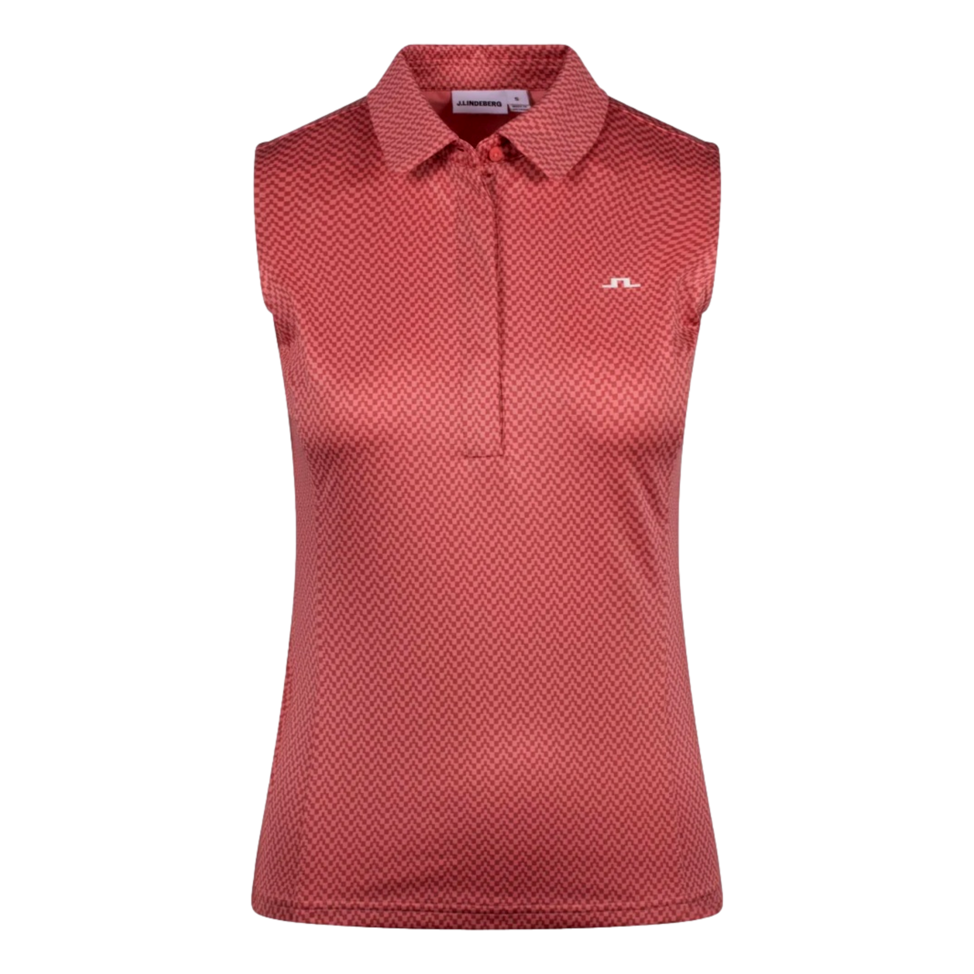 Dena Print Women's Sleeveless Golf Polo Shirt