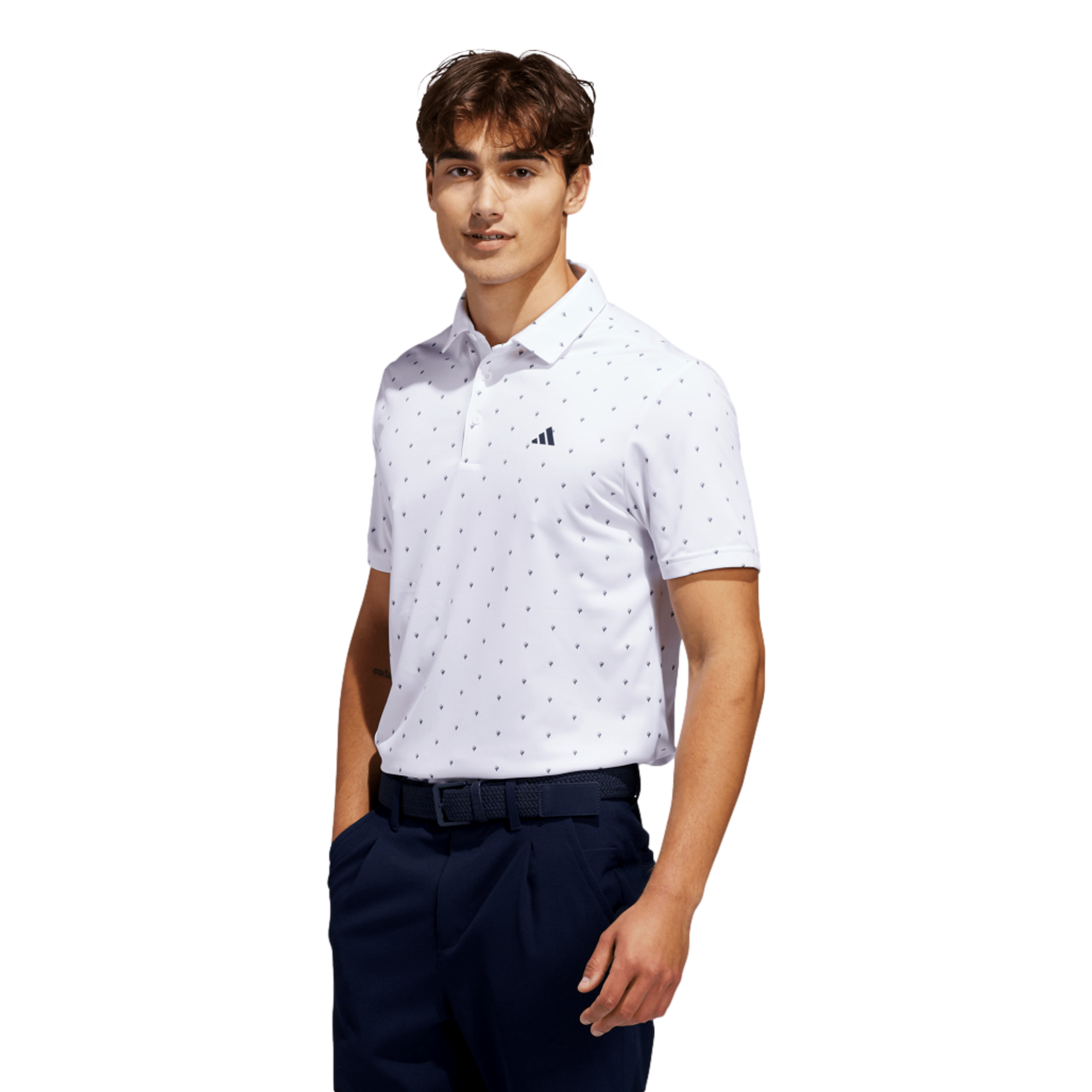 Performance Printed Men's Golf Polo Shirt