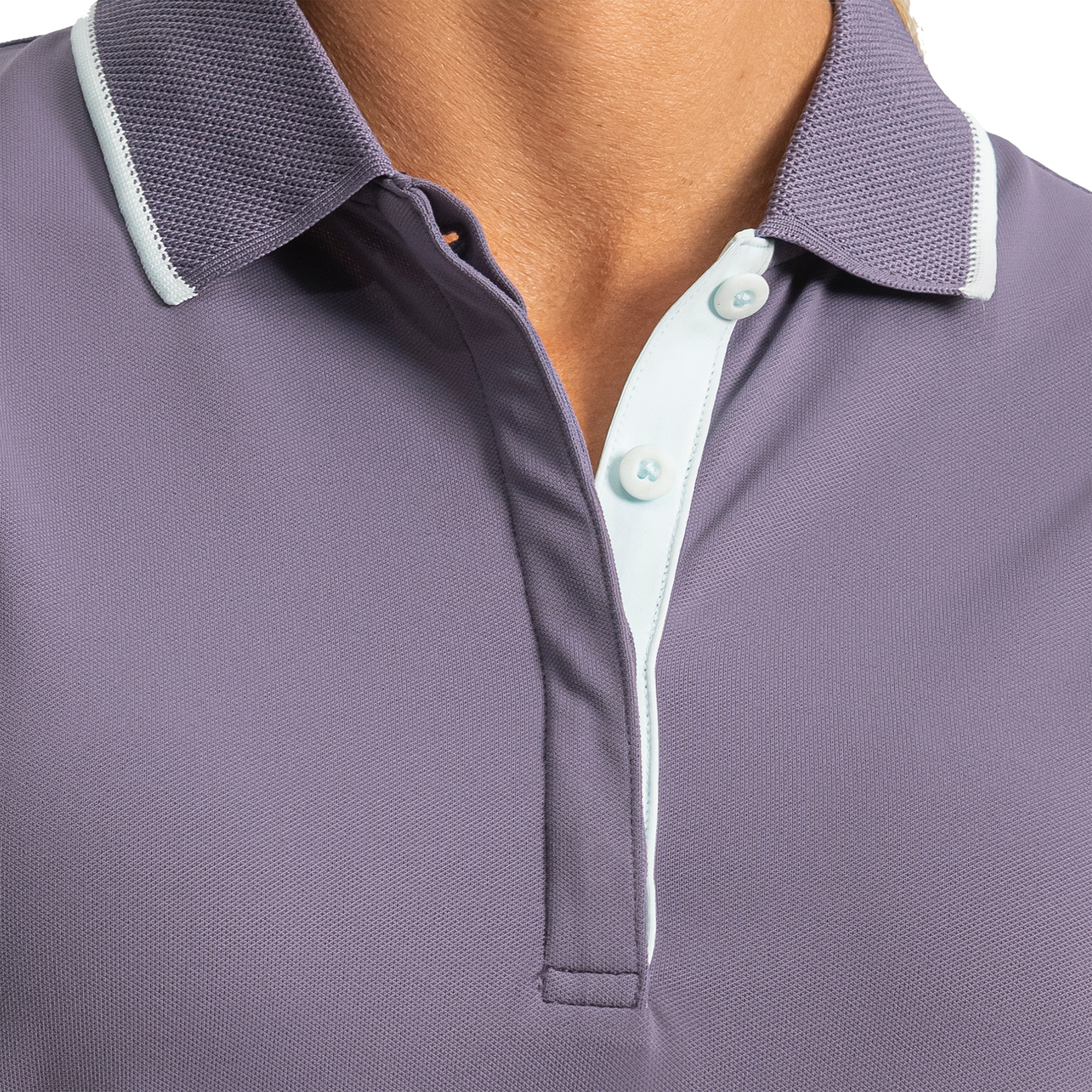 Solid Women's Sleeveless Golf Polo Shirt