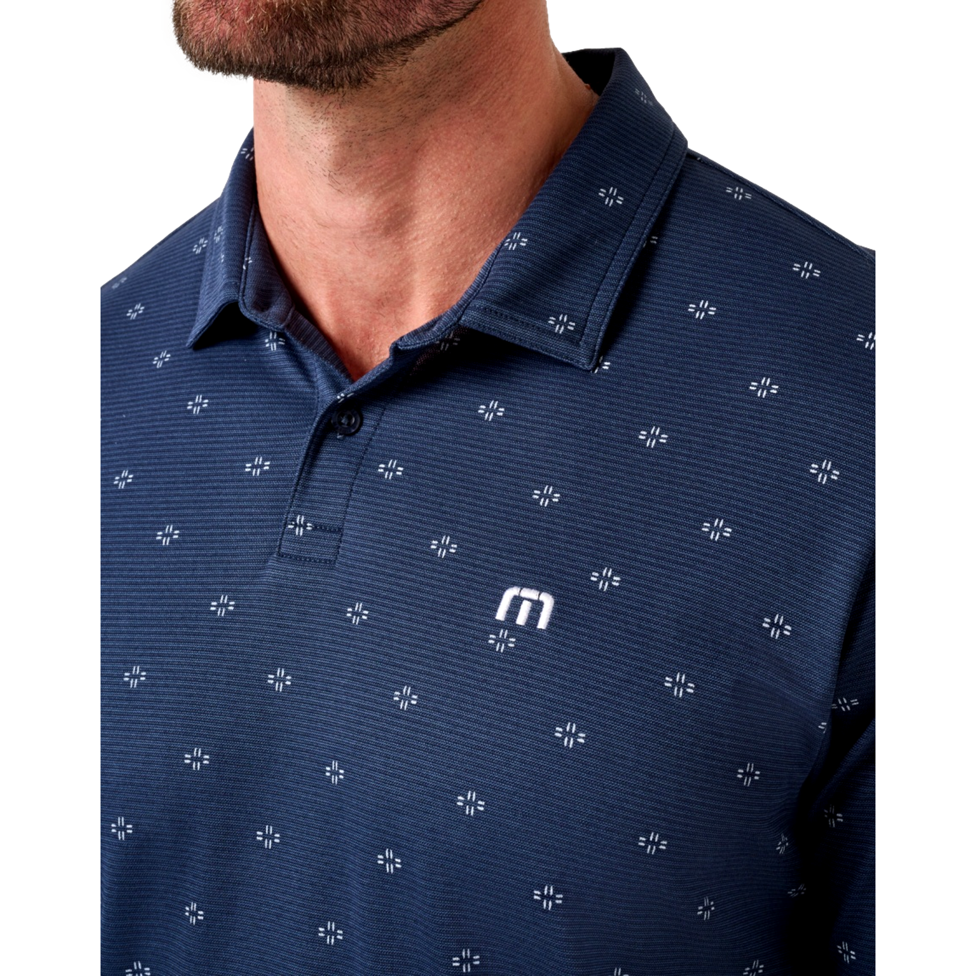 Final State Printed Men's Golf Polo Shirt