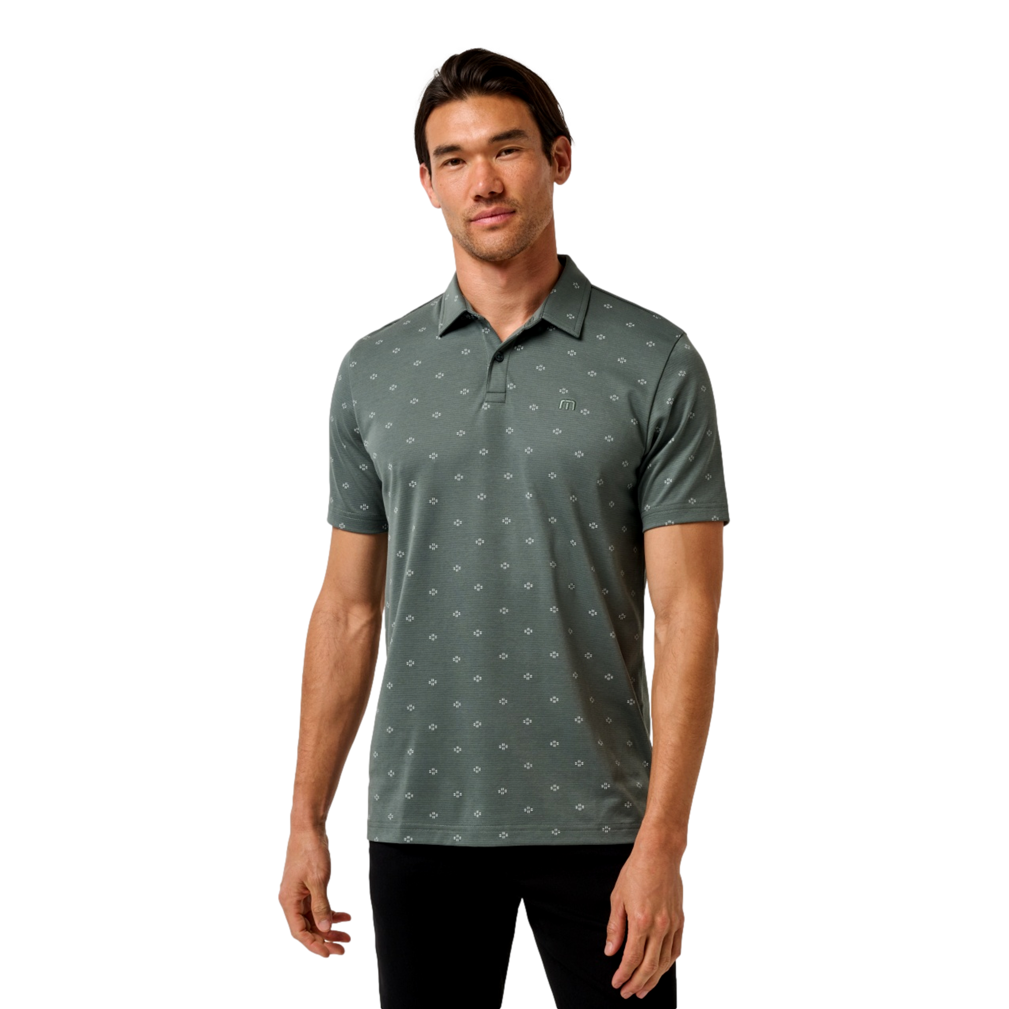 Final State Printed Men's Golf Polo Shirt