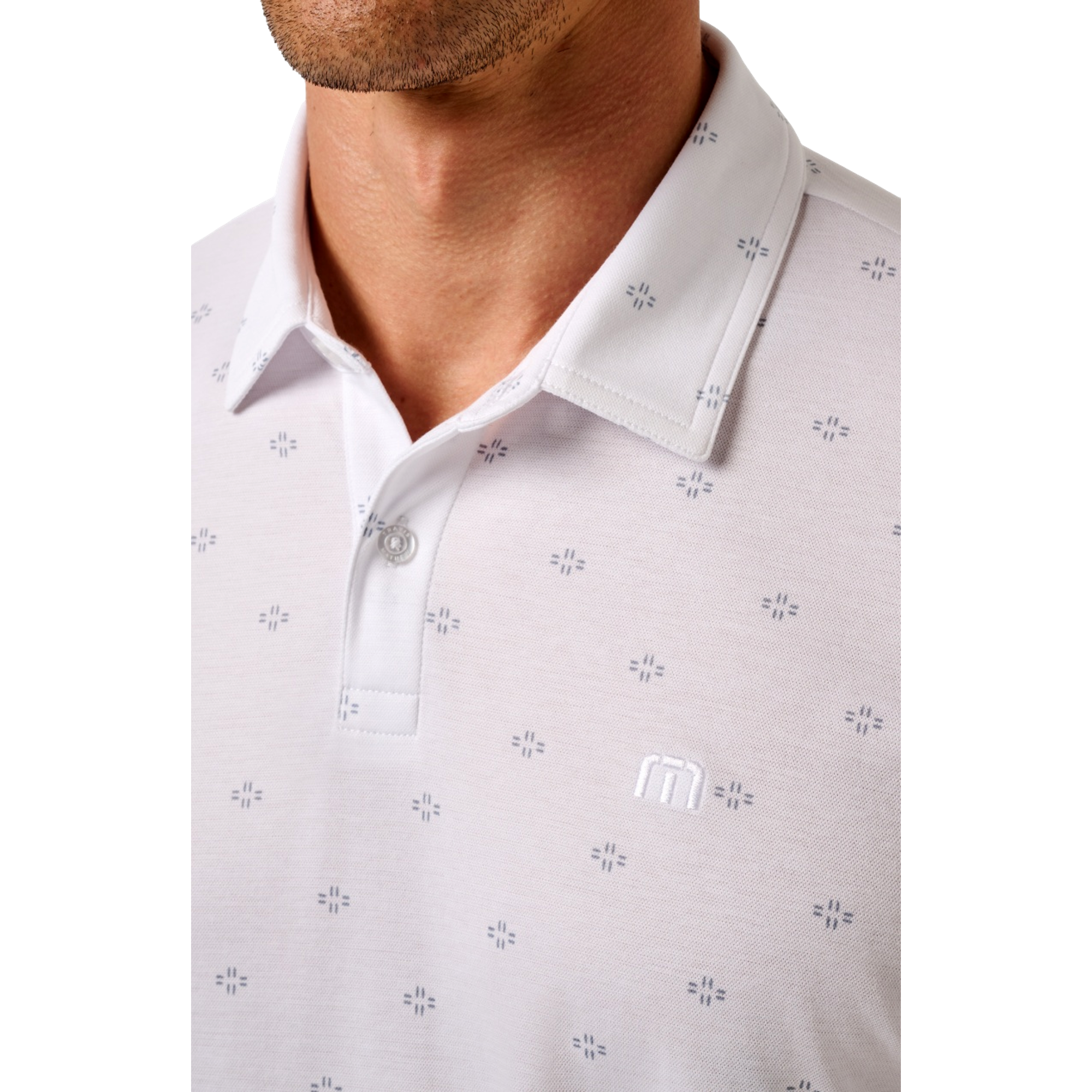 Final State Printed Men's Golf Polo Shirt