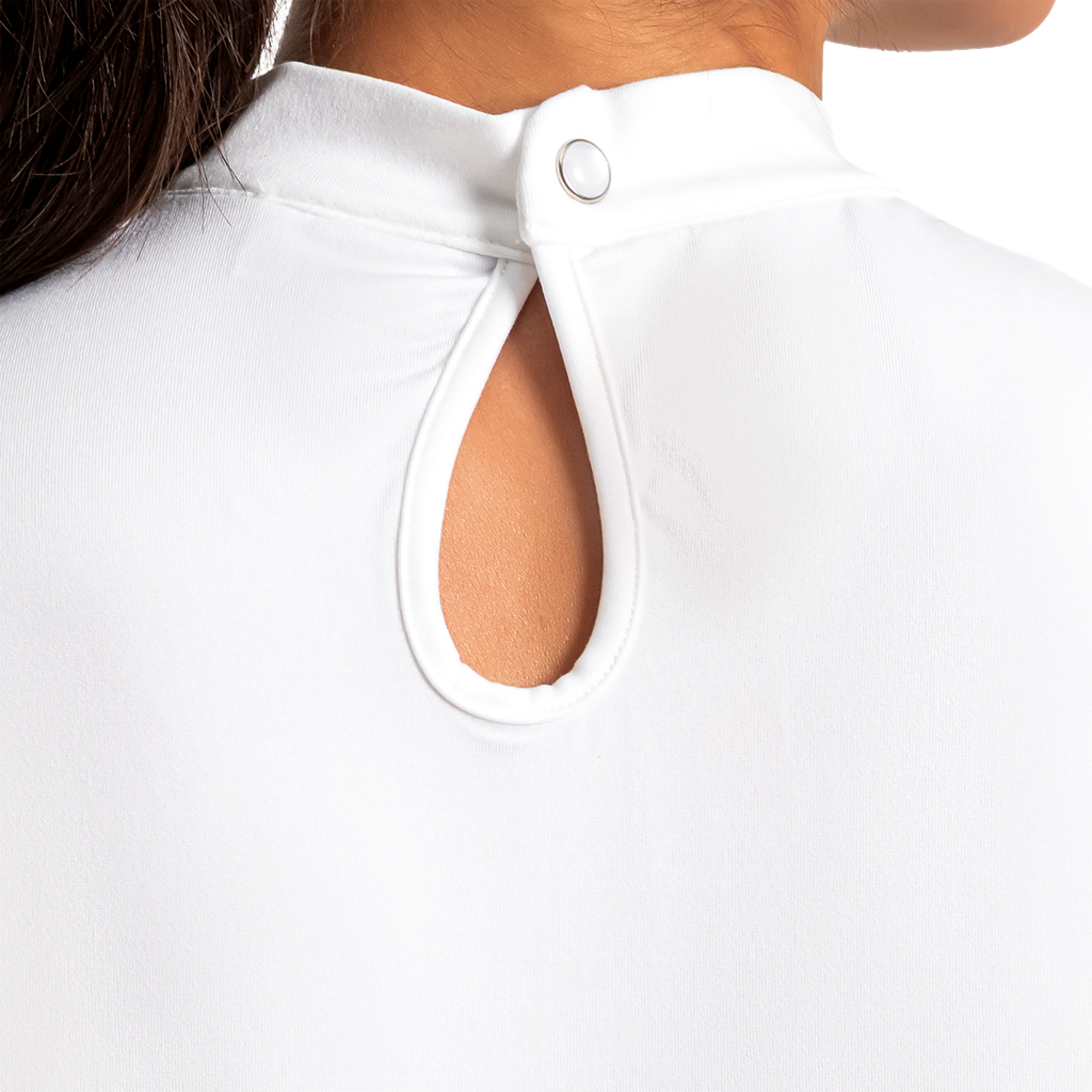 Keyhole Mockneck Women's Sleeveless Golf shirt
