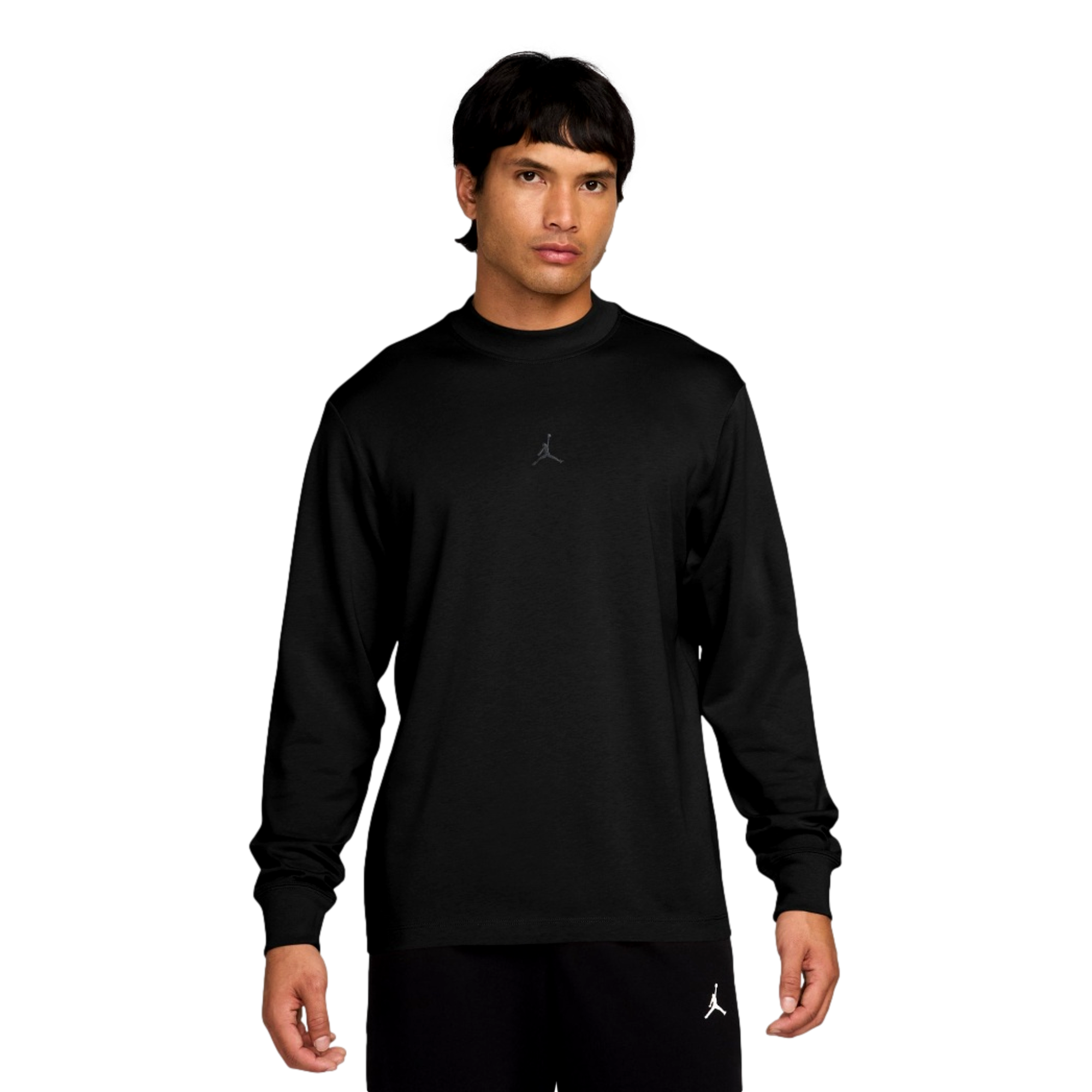 Jordan Dr-Fit Men's Long Sleeve Gold Mock Neck Golf Shirt