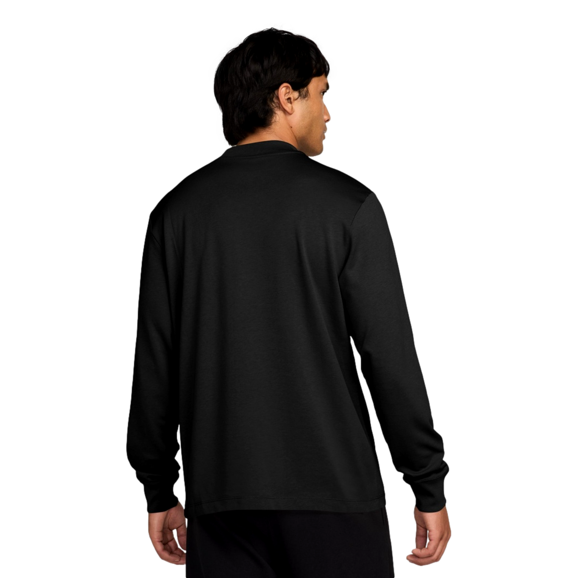 Jordan Dr-Fit Men's Long Sleeve Gold Mock Neck Golf Shirt