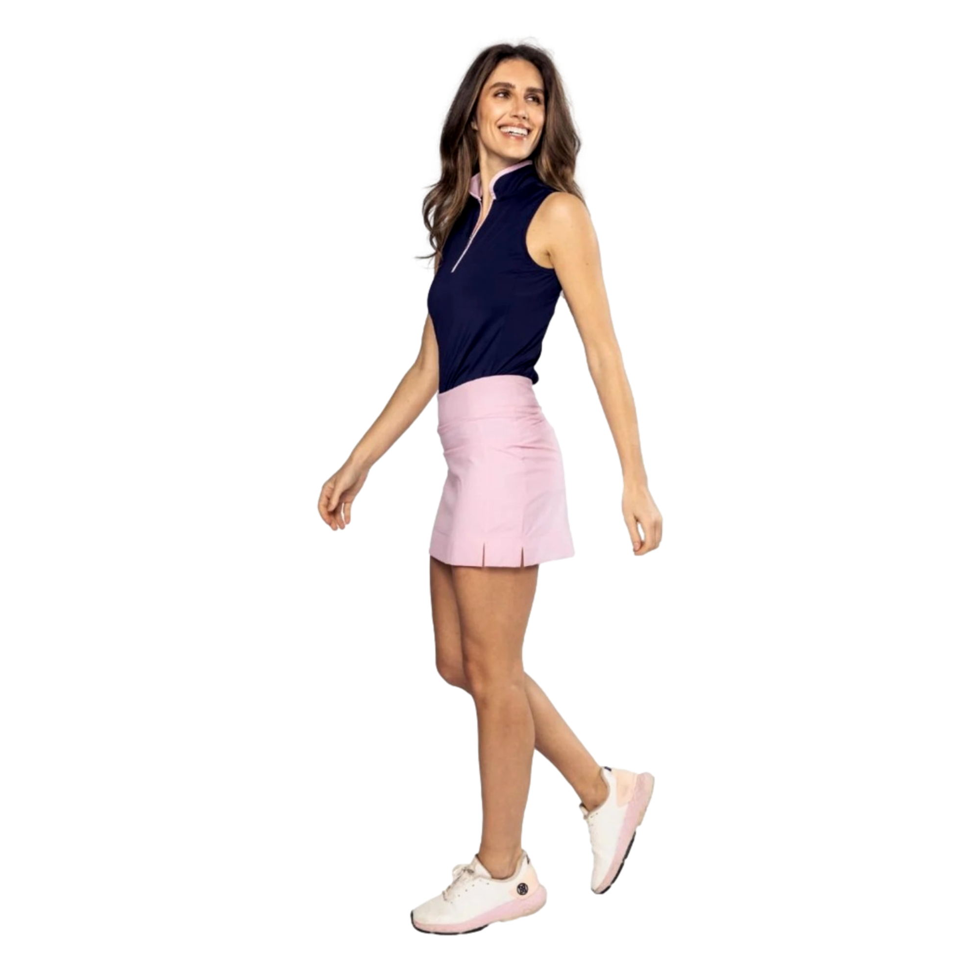 Mockneck Women's Sleeveless Golf Polo Shirt