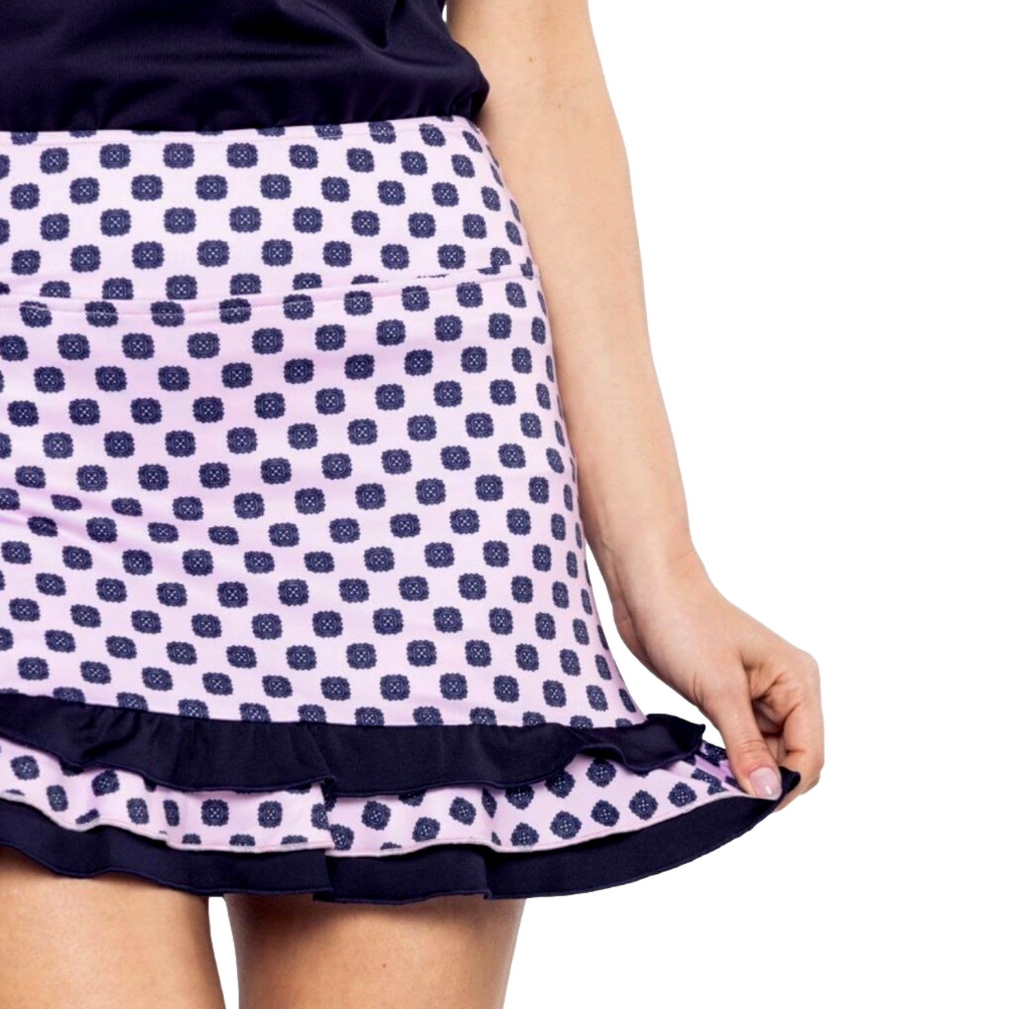 Pretty In Pink Ruffle Women's 16.5" Golf Skort