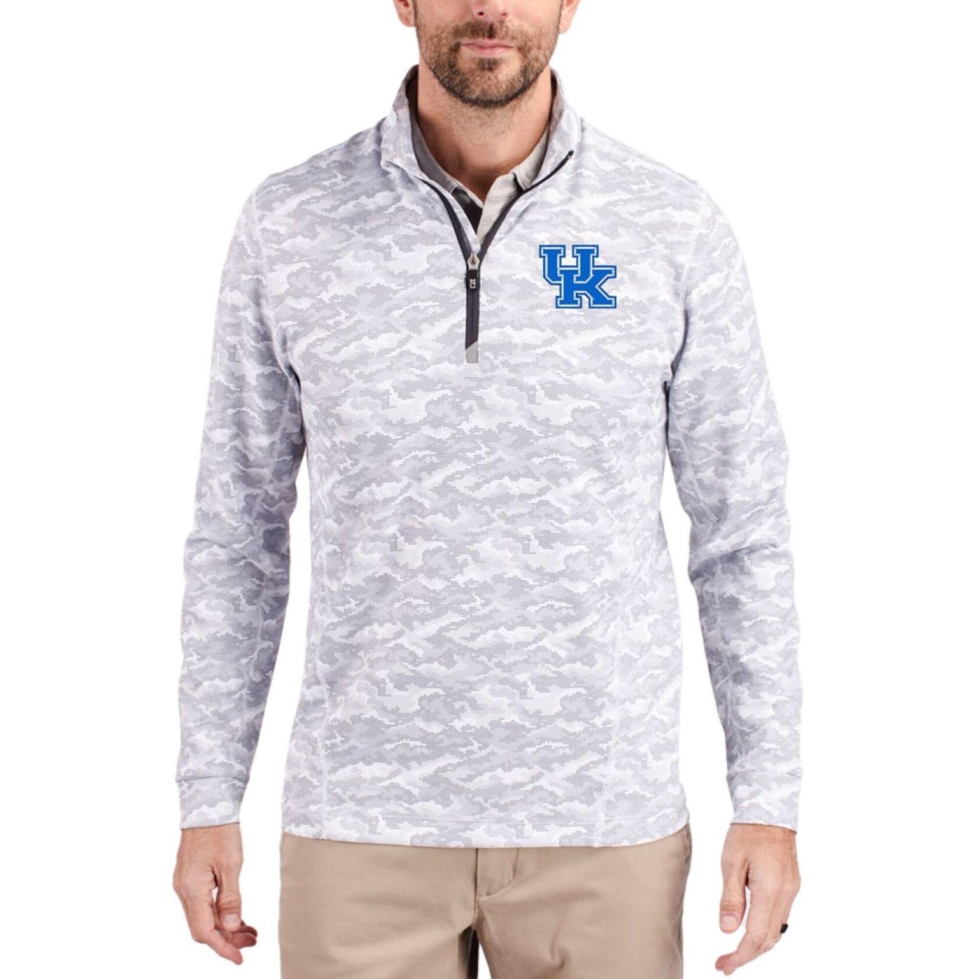 Kentucky Wildcats Men's Traverse Camo Golf Quarter Zip