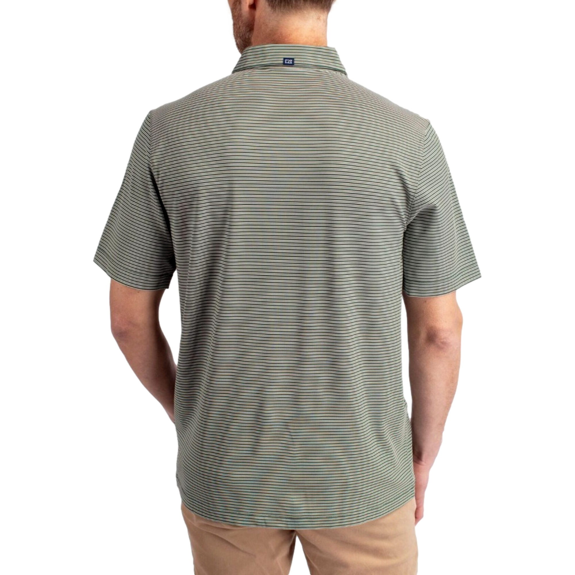 Notre Dame Fighting Irish Men's Forge Double Stripe Short Sleeve Golf Polo Shirt