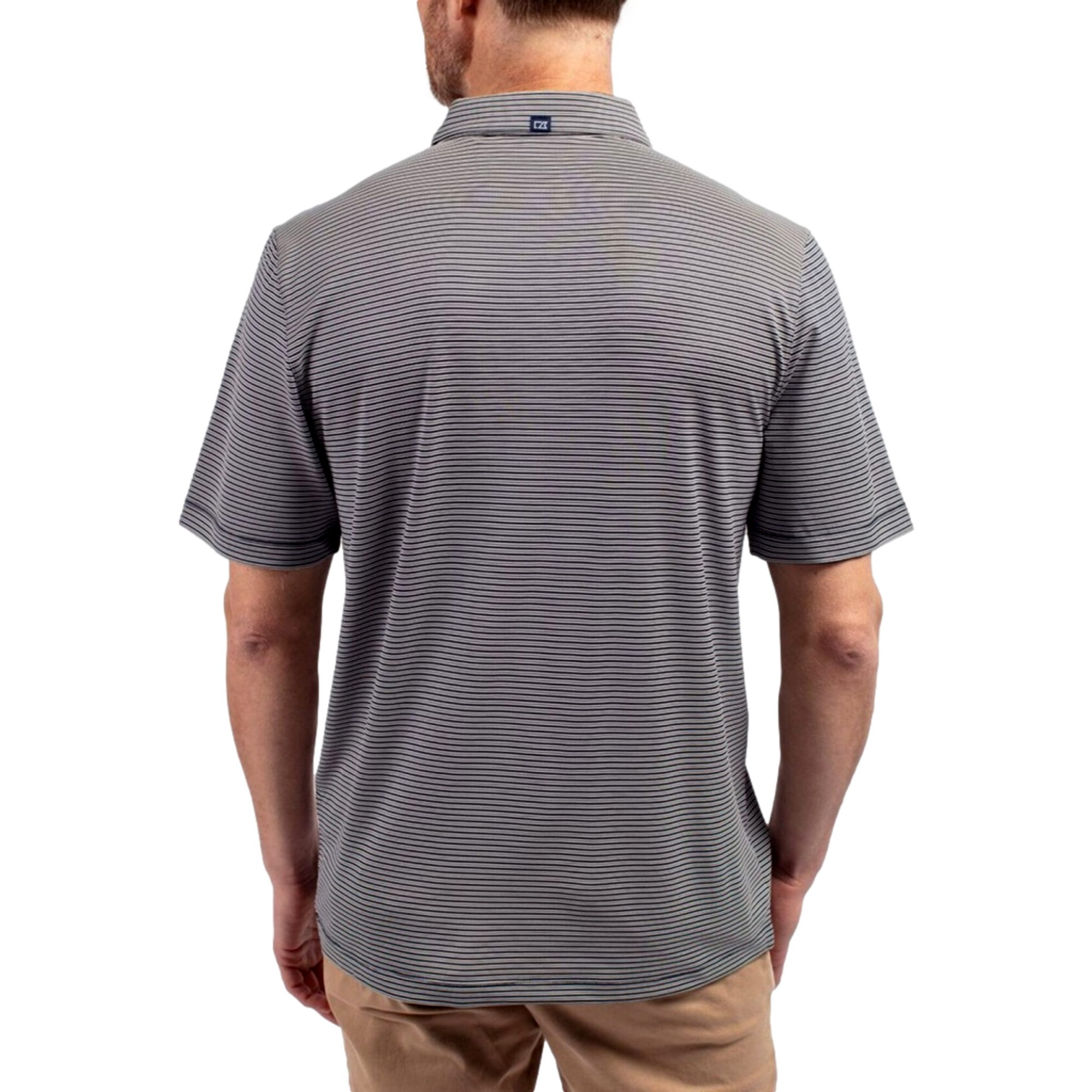 Georgia Tech Yellow Jackets Men's Forge Double Stripe Short Sleeve Golf Polo Shirt