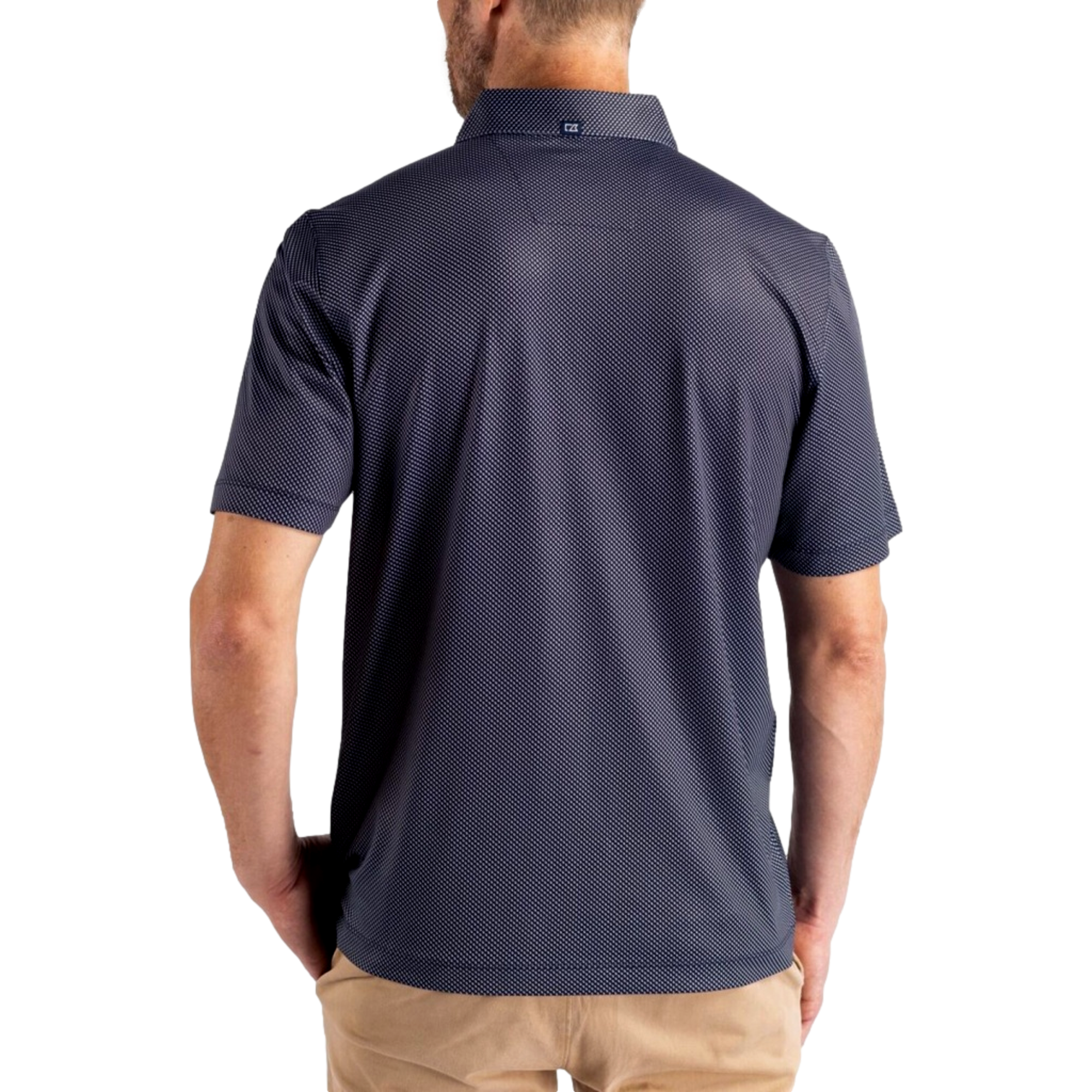 Georgia Tech Yellow Jackets Men's Pike Eco Symmetry Short Sleeve Golf Polo Shirt
