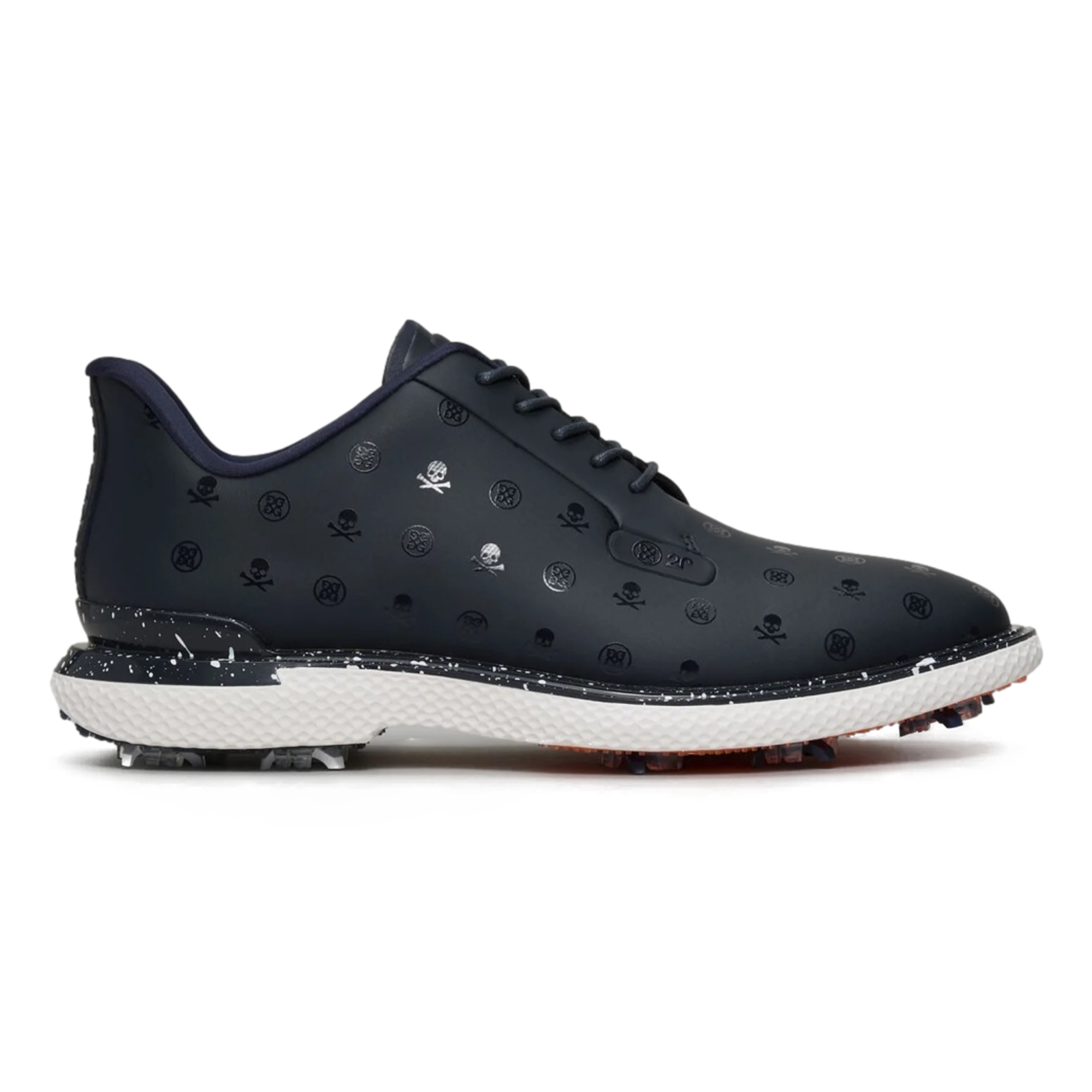 Gallivan2r G/LOCK Skull & Tees Men's Spiked Golf Shoes
