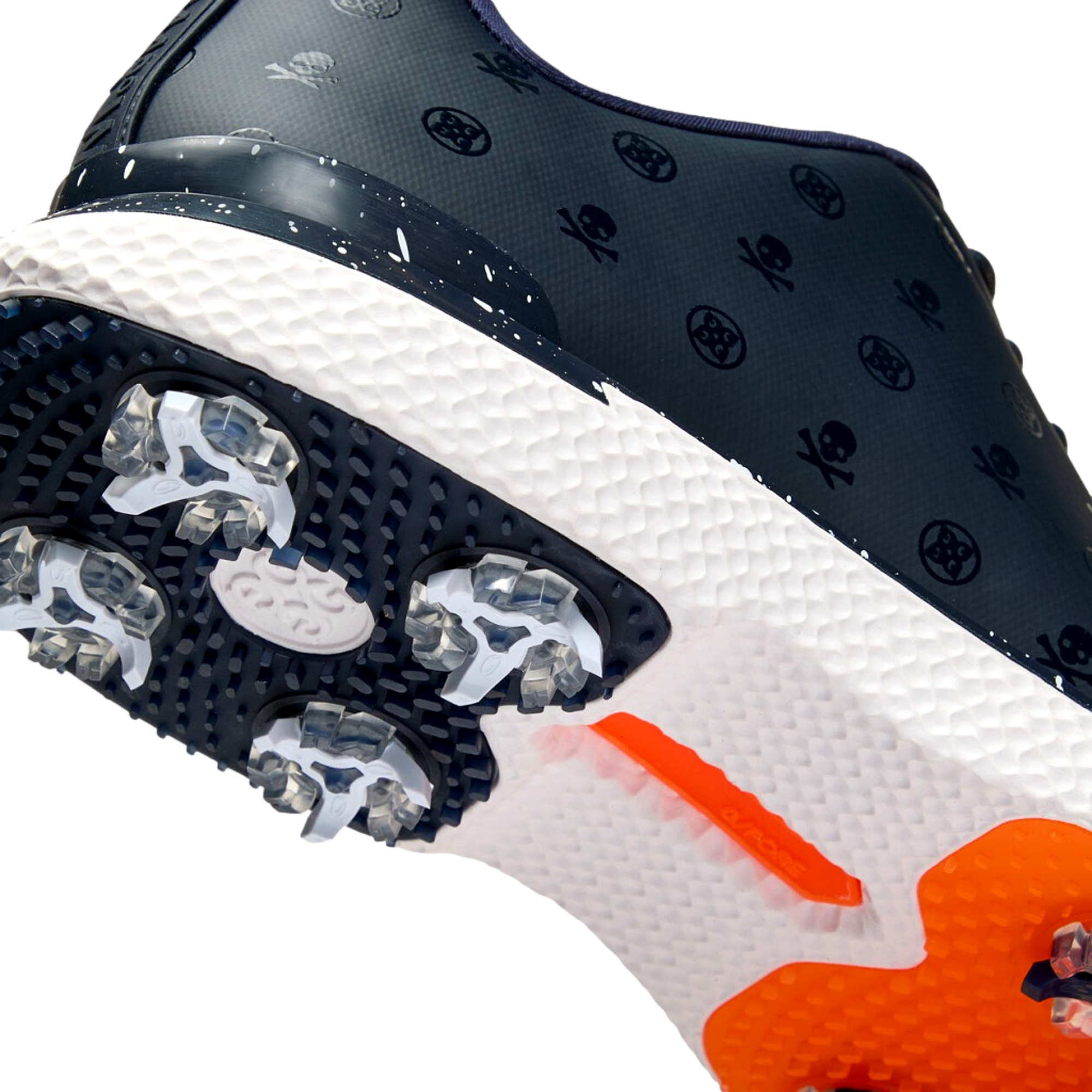 Gallivan2r G/LOCK Skull & Tees Men's Spiked Golf Shoes