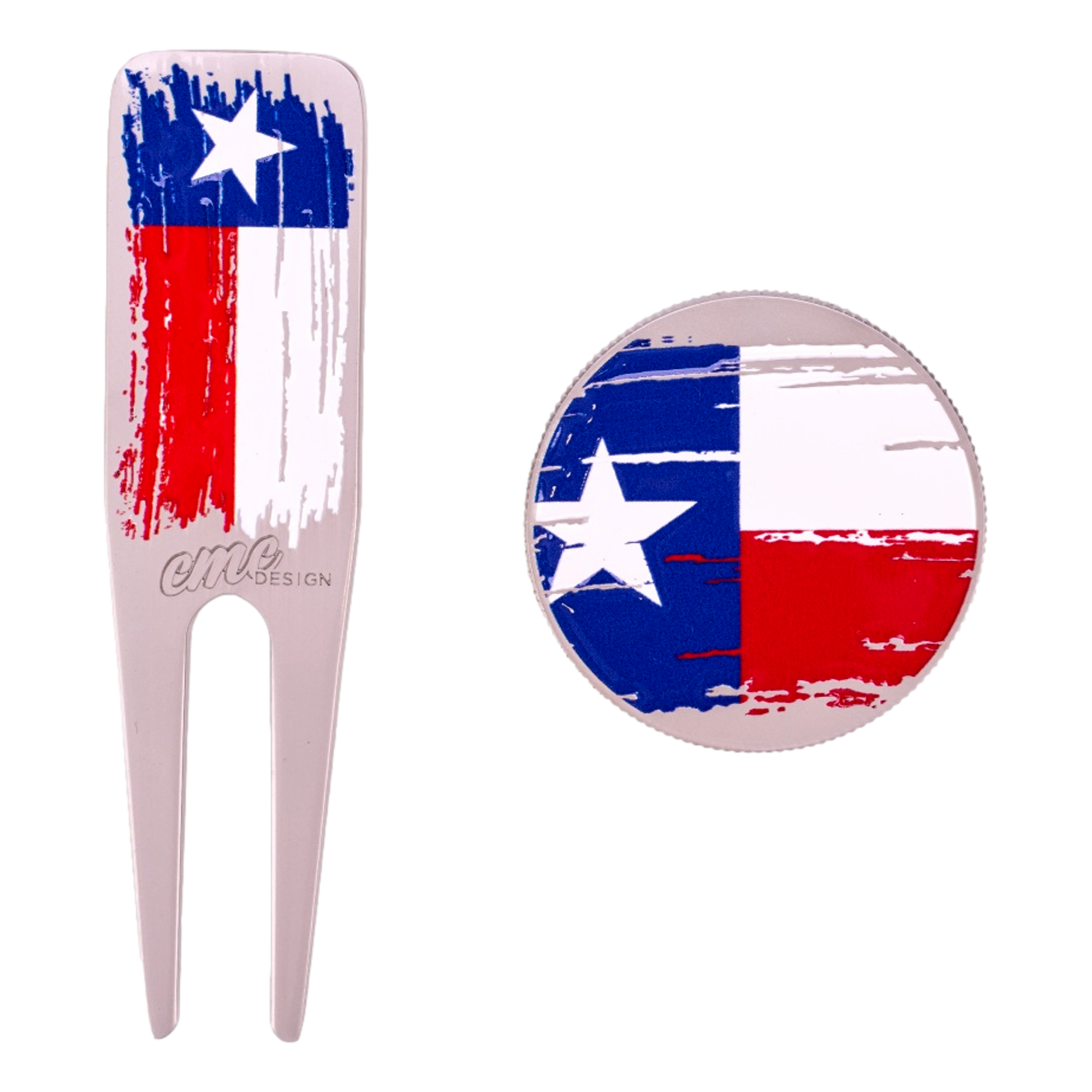 Texas Divot Tool and Coin Set