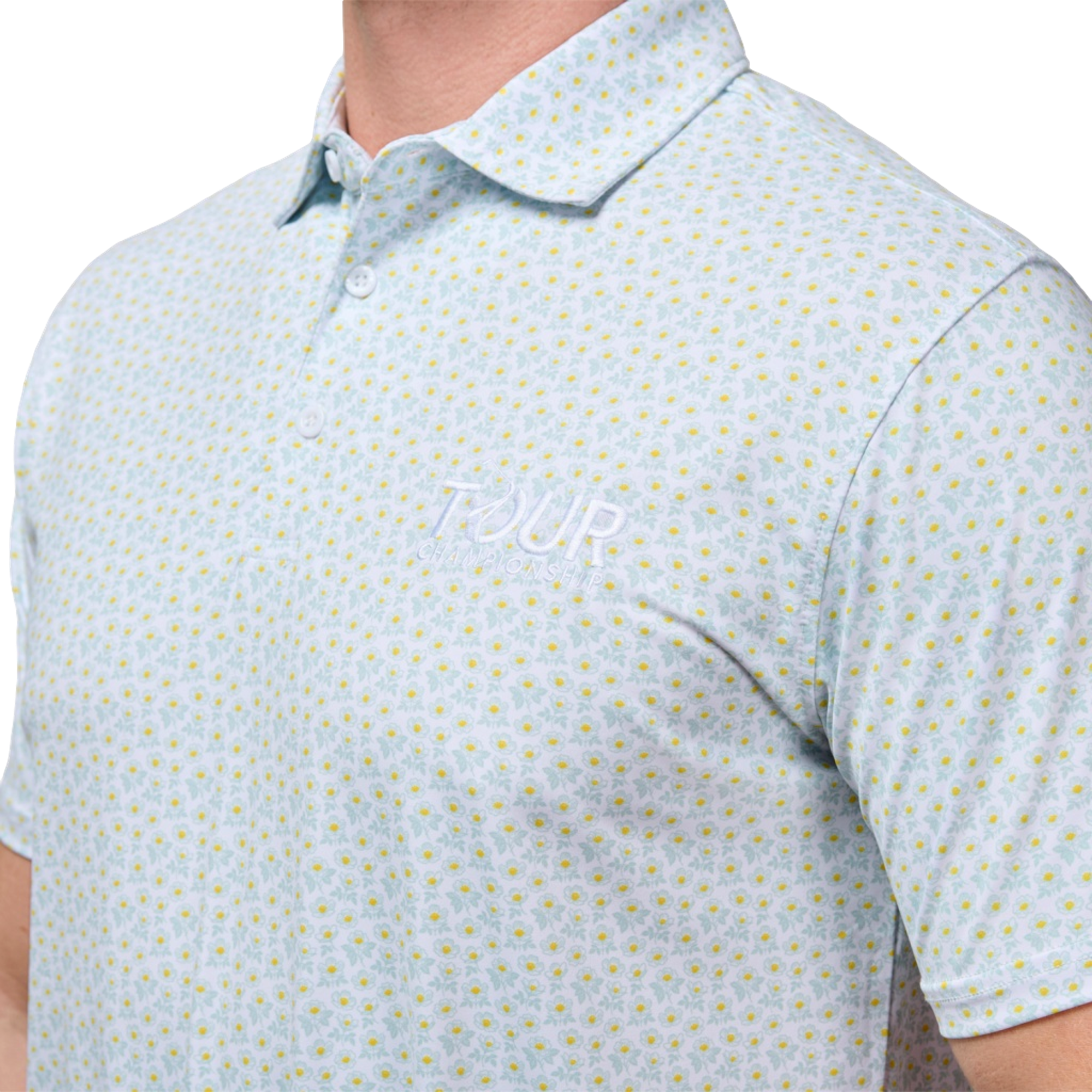 TC25: Rosa Laevigata Print Polo