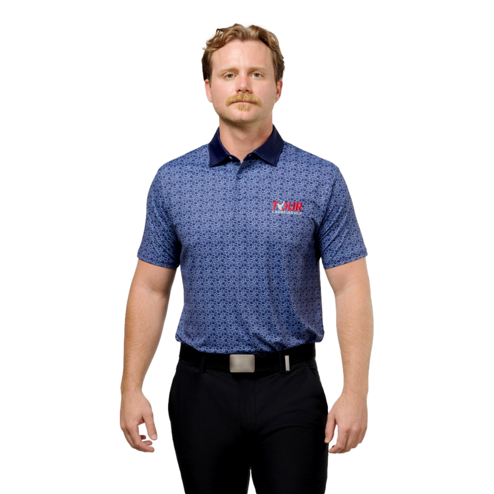 Tour Championship Peaches in the Rough Mens Short Sleeve Golf Polo Shirt