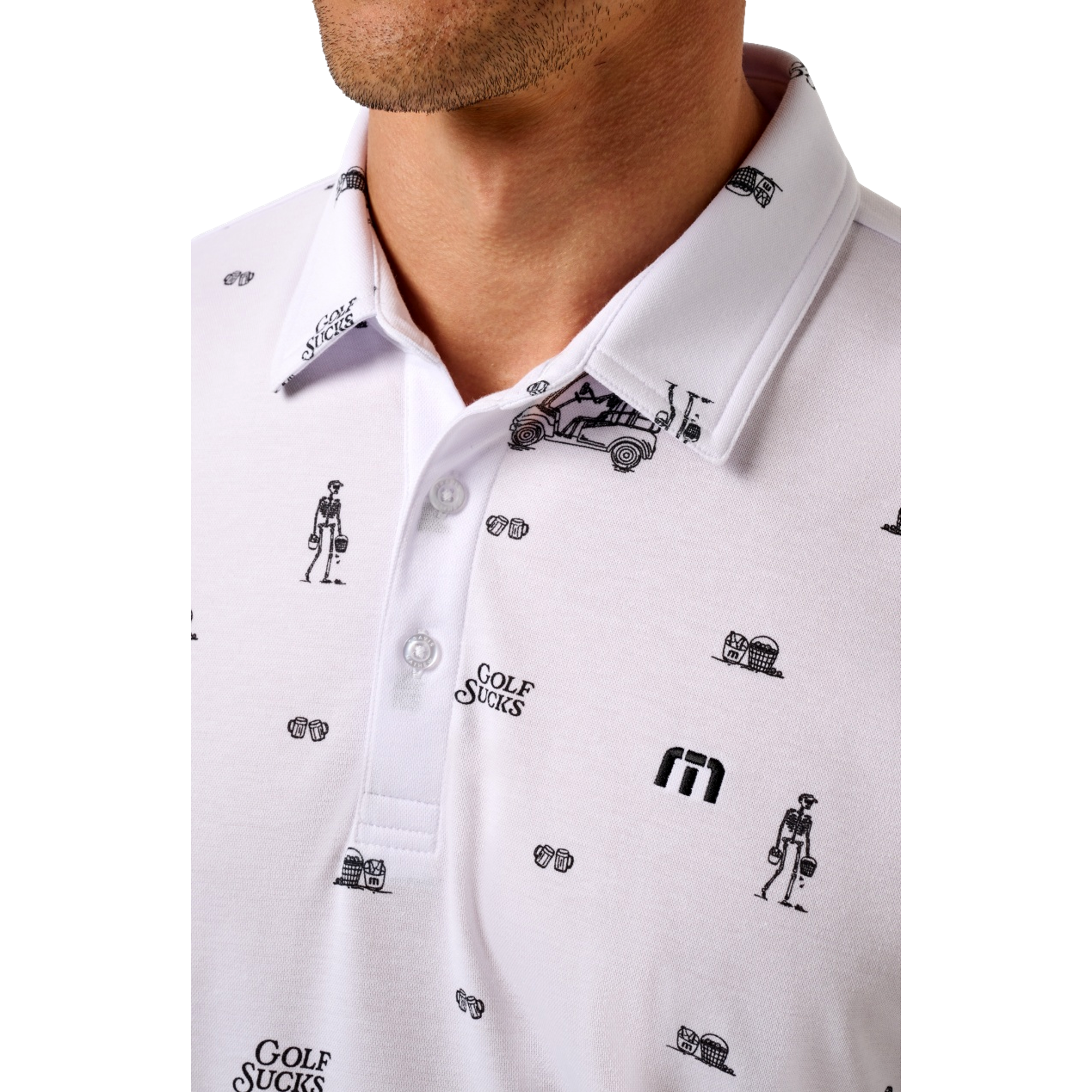 Golf Sucks Men's Golf Polo Shirt
