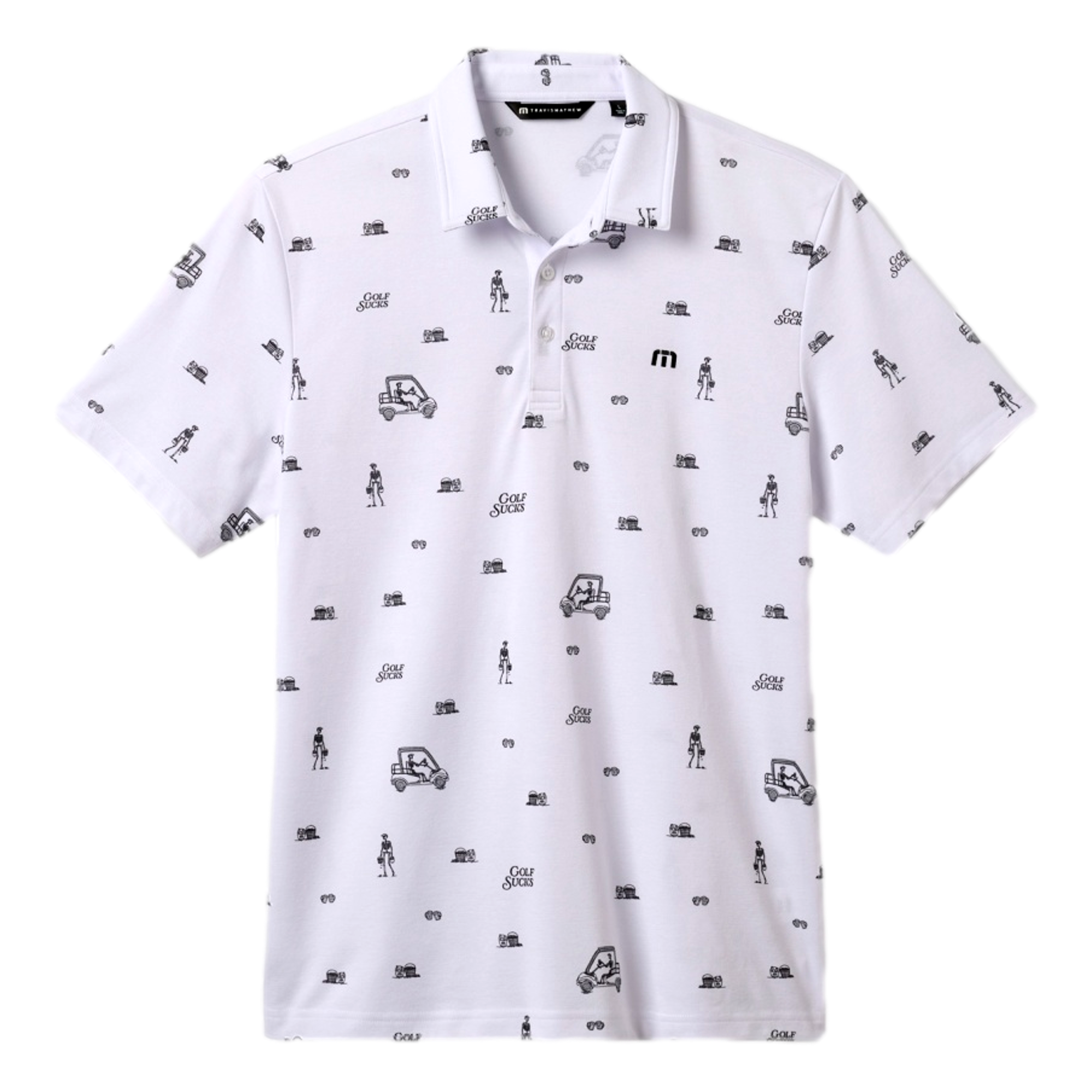 Golf Sucks Men's Golf Polo Shirt