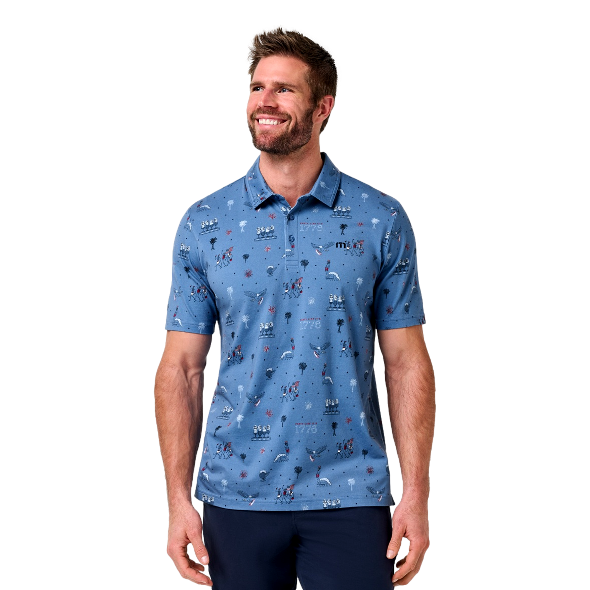 Featherweight Festival Men's Golf Polo Shirt