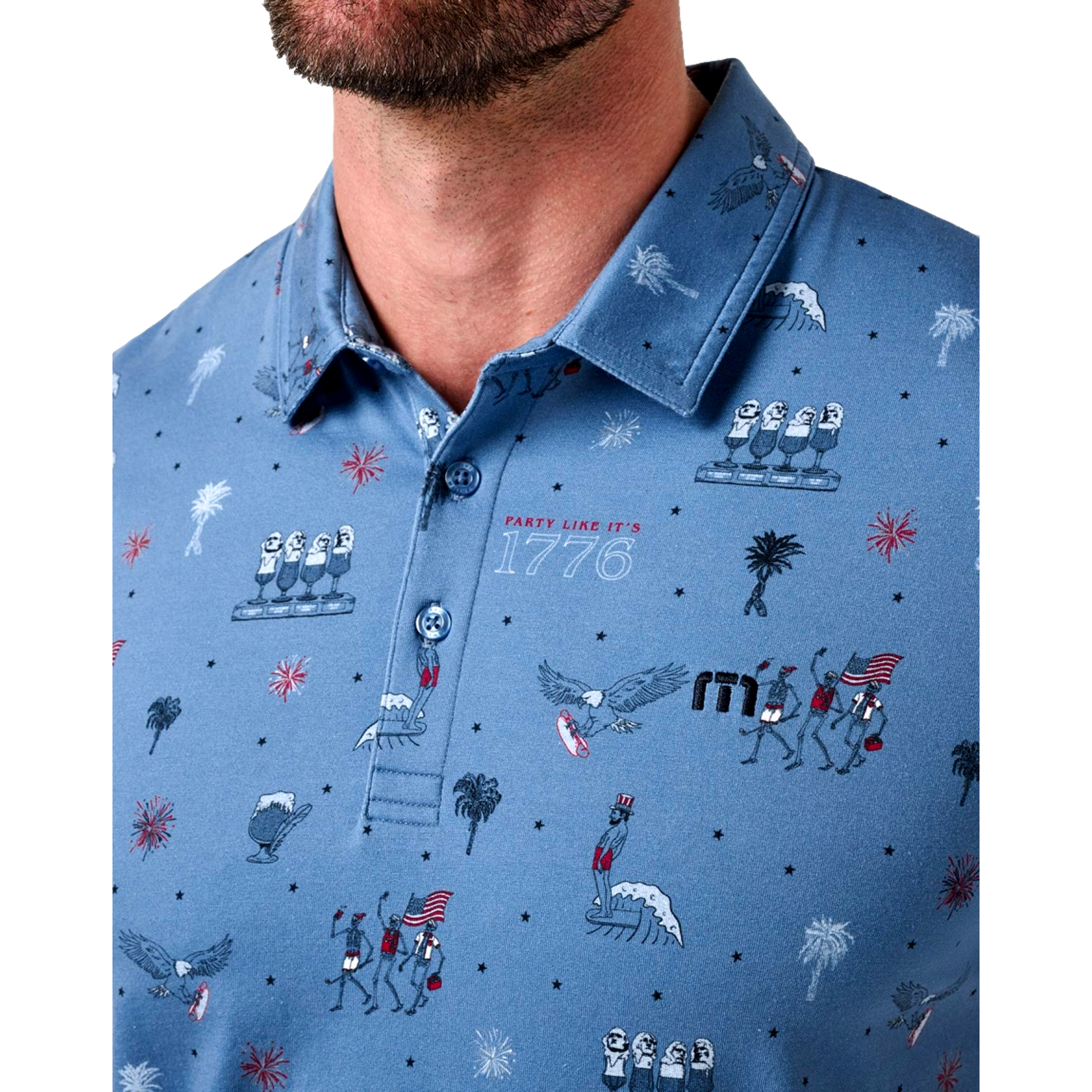 Featherweight Festival Men's Golf Polo Shirt