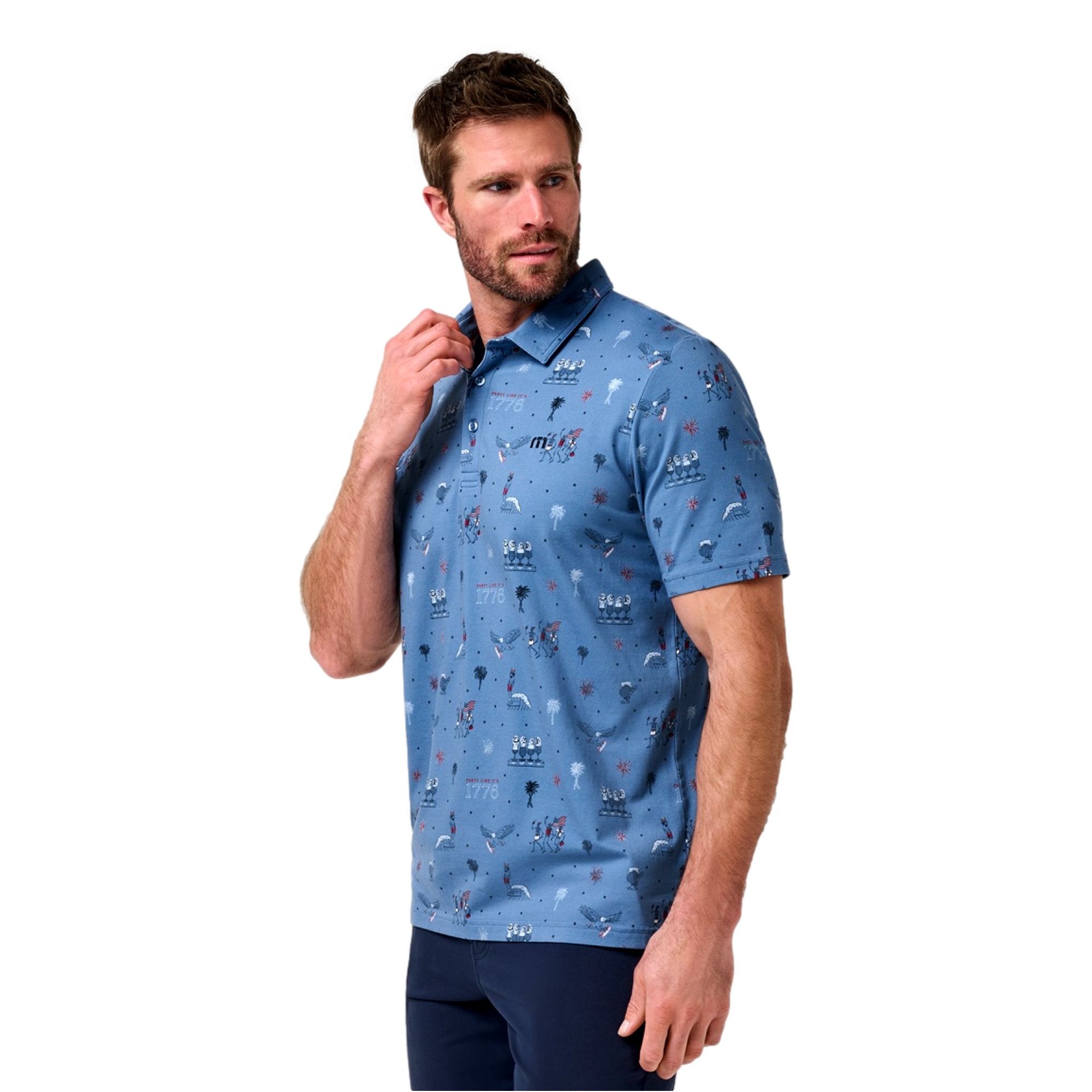 Featherweight Festival Men's Golf Polo Shirt