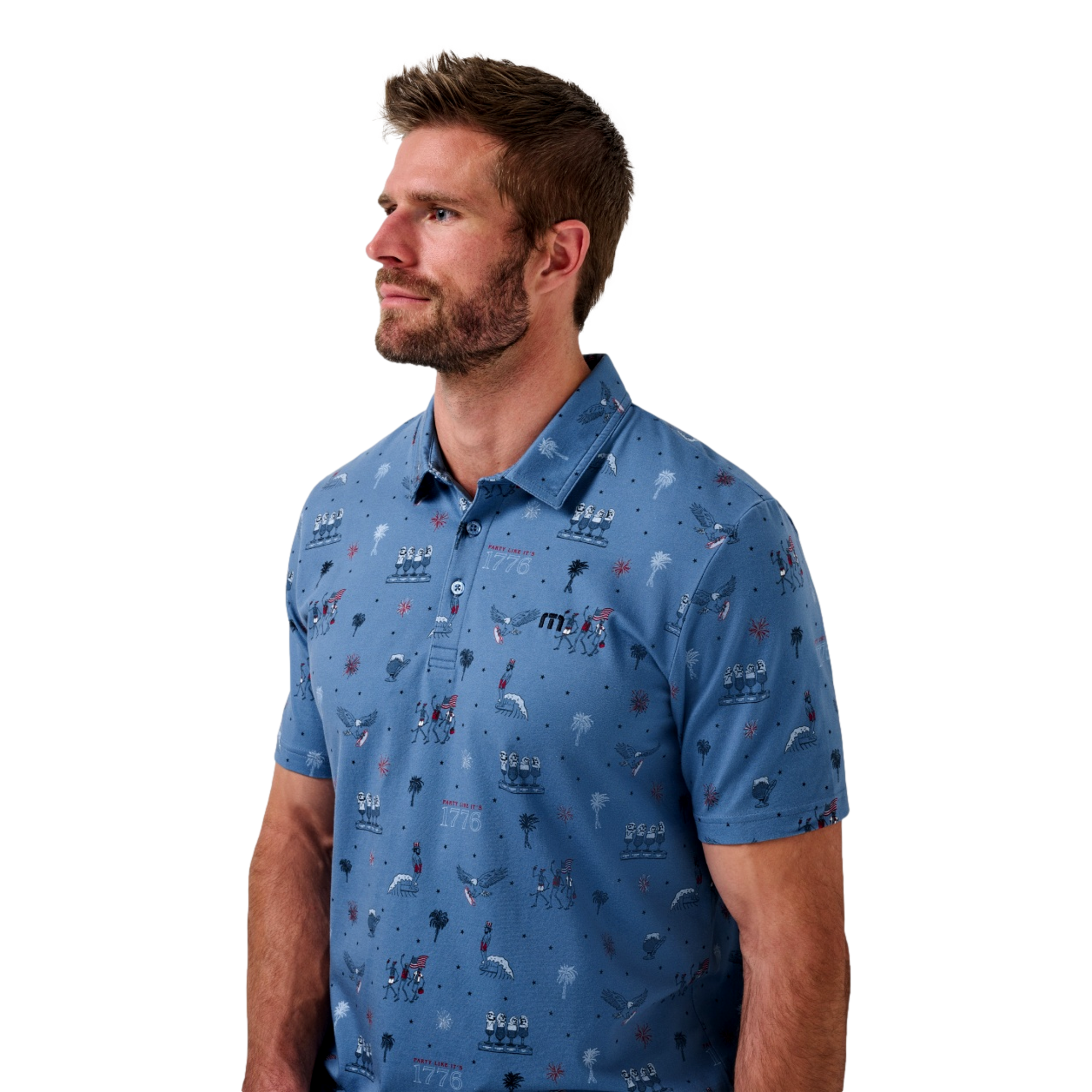 Featherweight Festival Men's Golf Polo Shirt