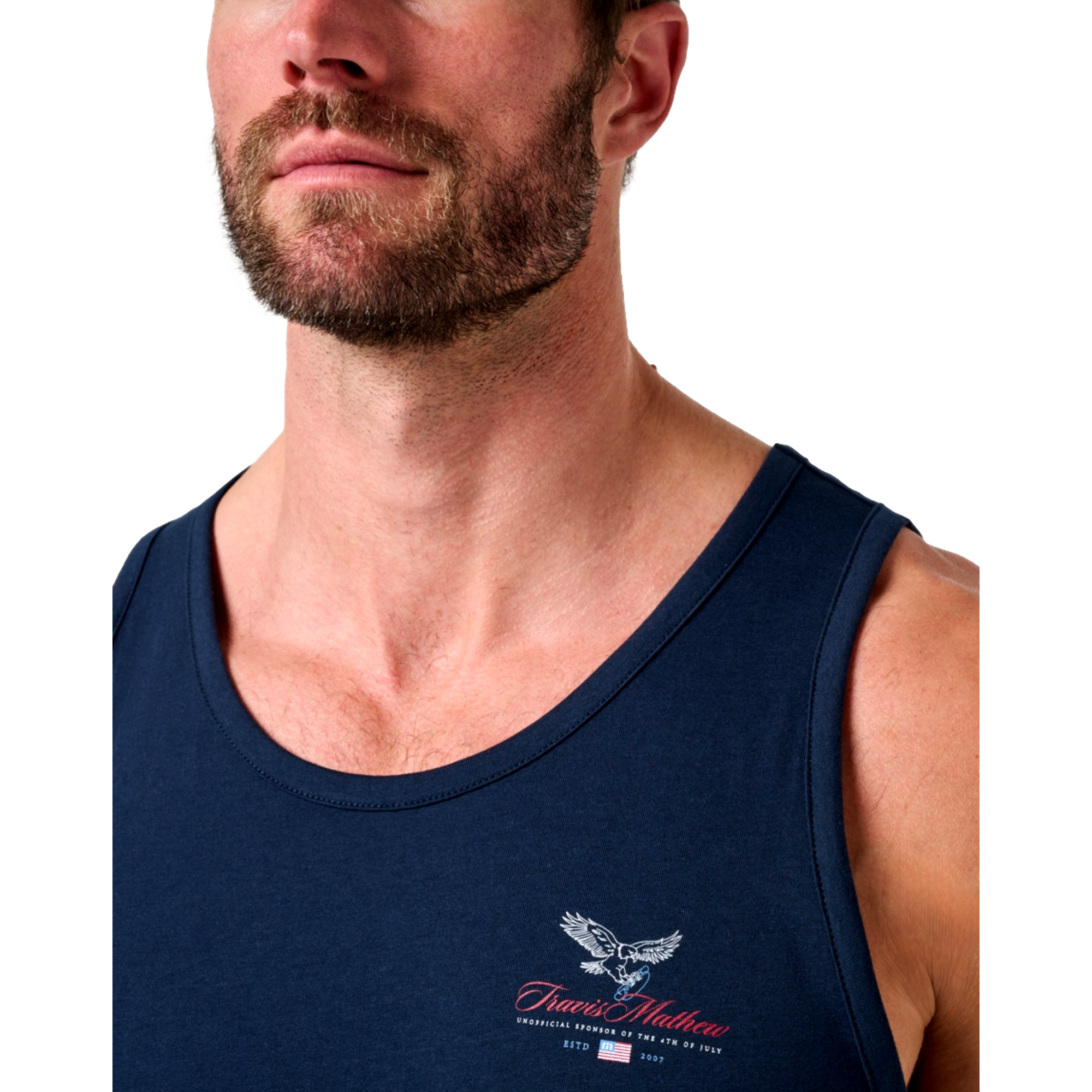 Red White BBQ Men's Golf Tank Top