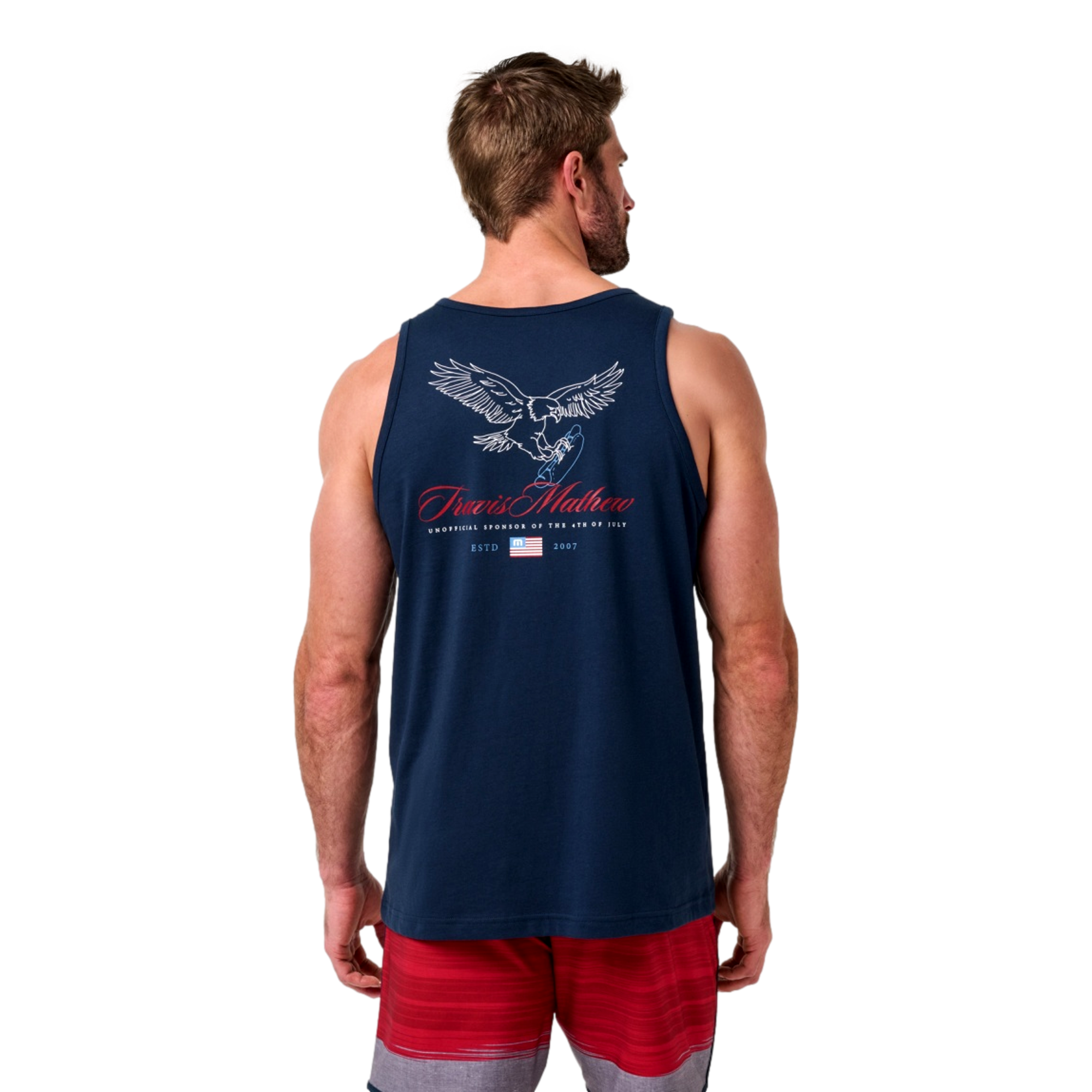 Red White BBQ Men's Golf Tank Top