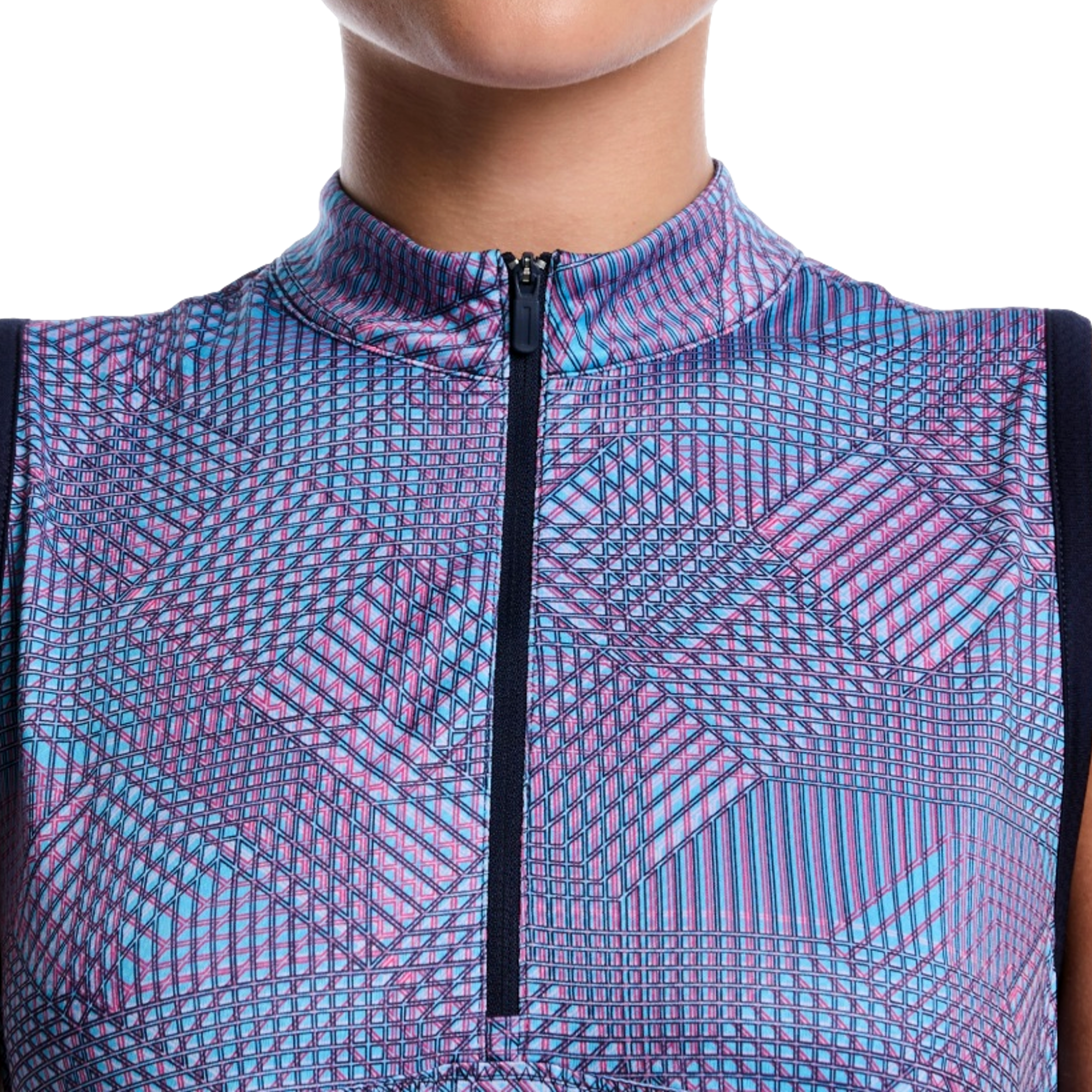 Half Zip Women's Sleeveless Golf Shirt